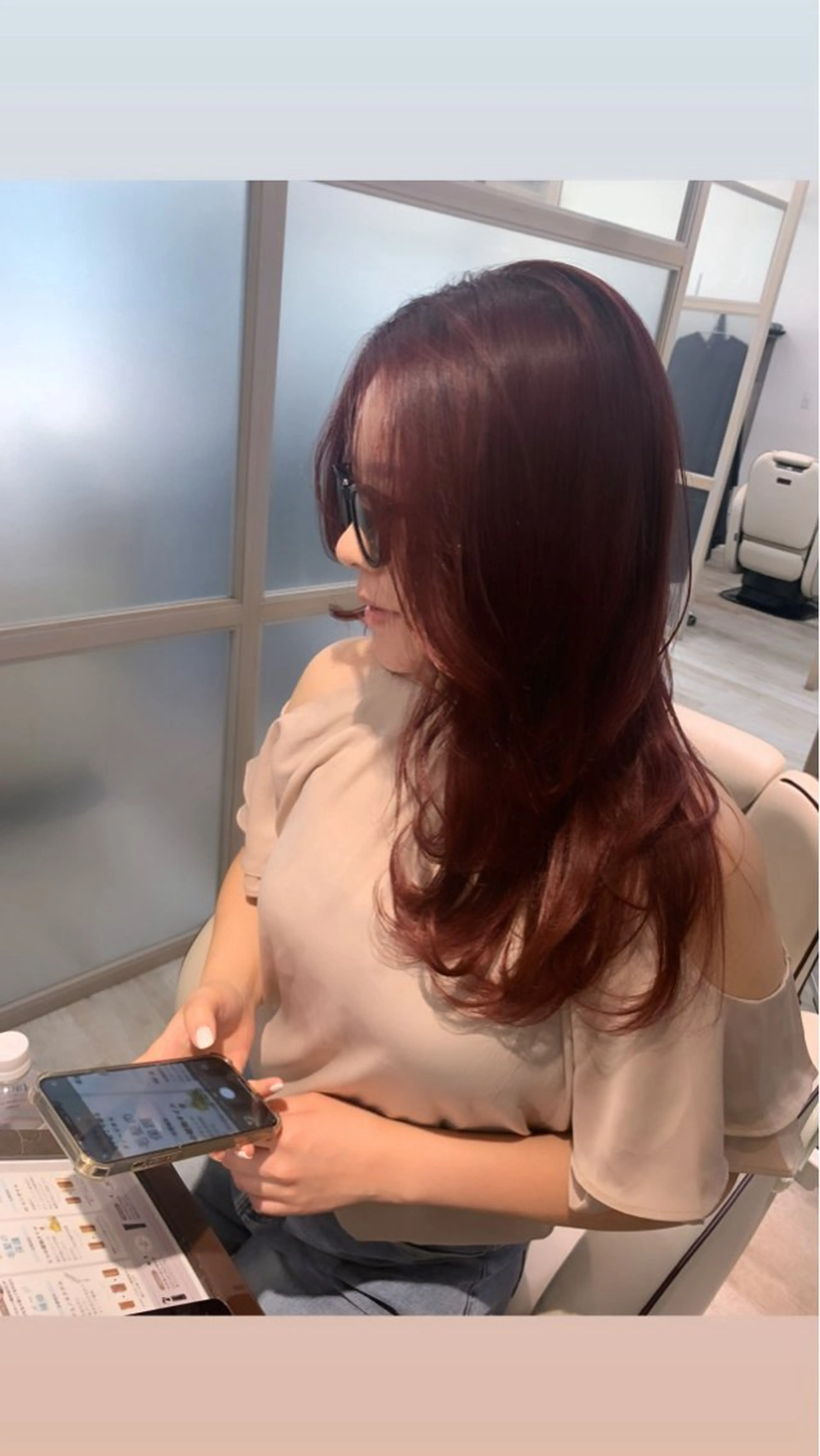 ロング カラー ブリーチ 透明感カラー 髪質改善×艶カラー Haruのヘアスタイル