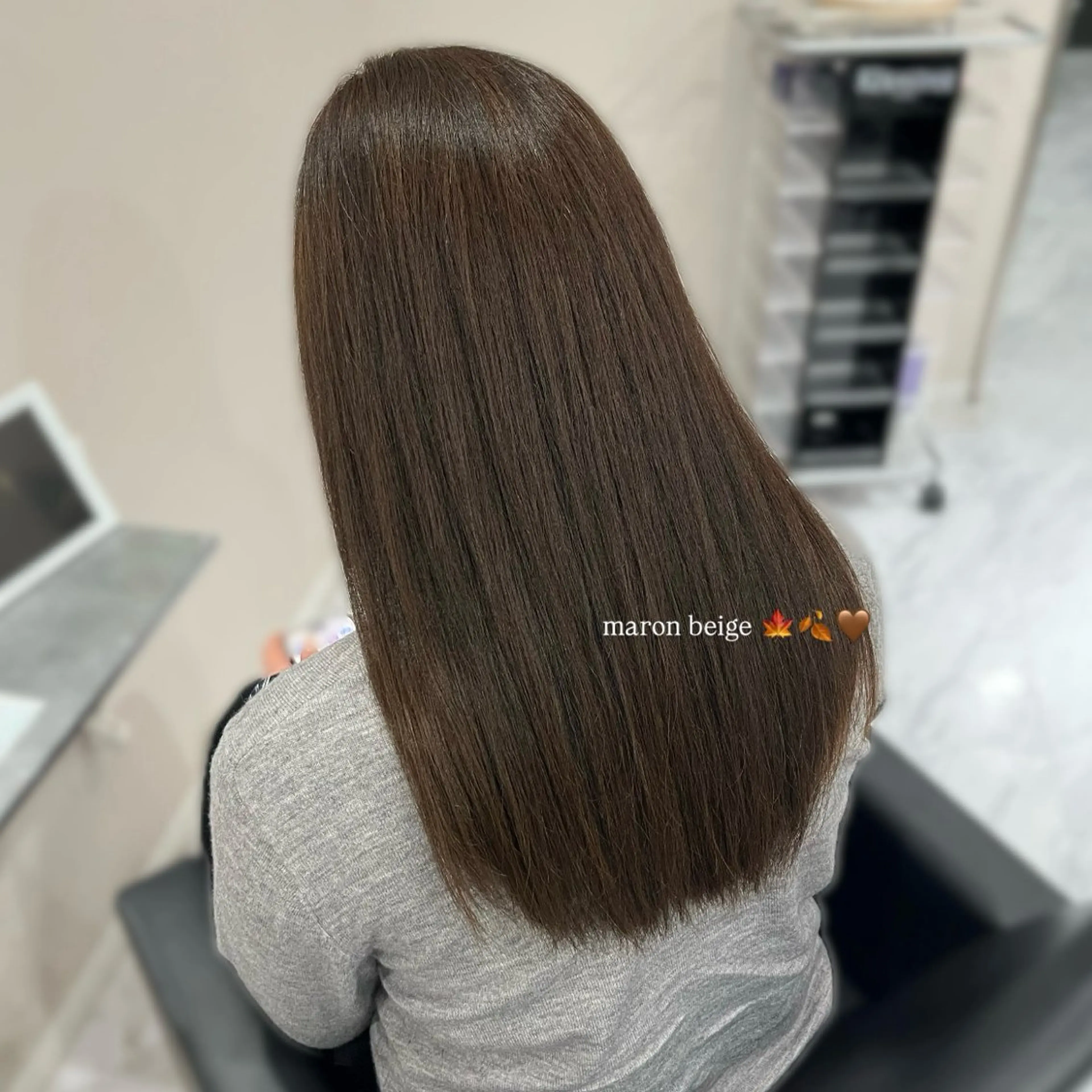 ロング カラー カット ヘアカラー 透明感カラー🪼🩵 𝐑𝐢𝐧のヘアスタイル