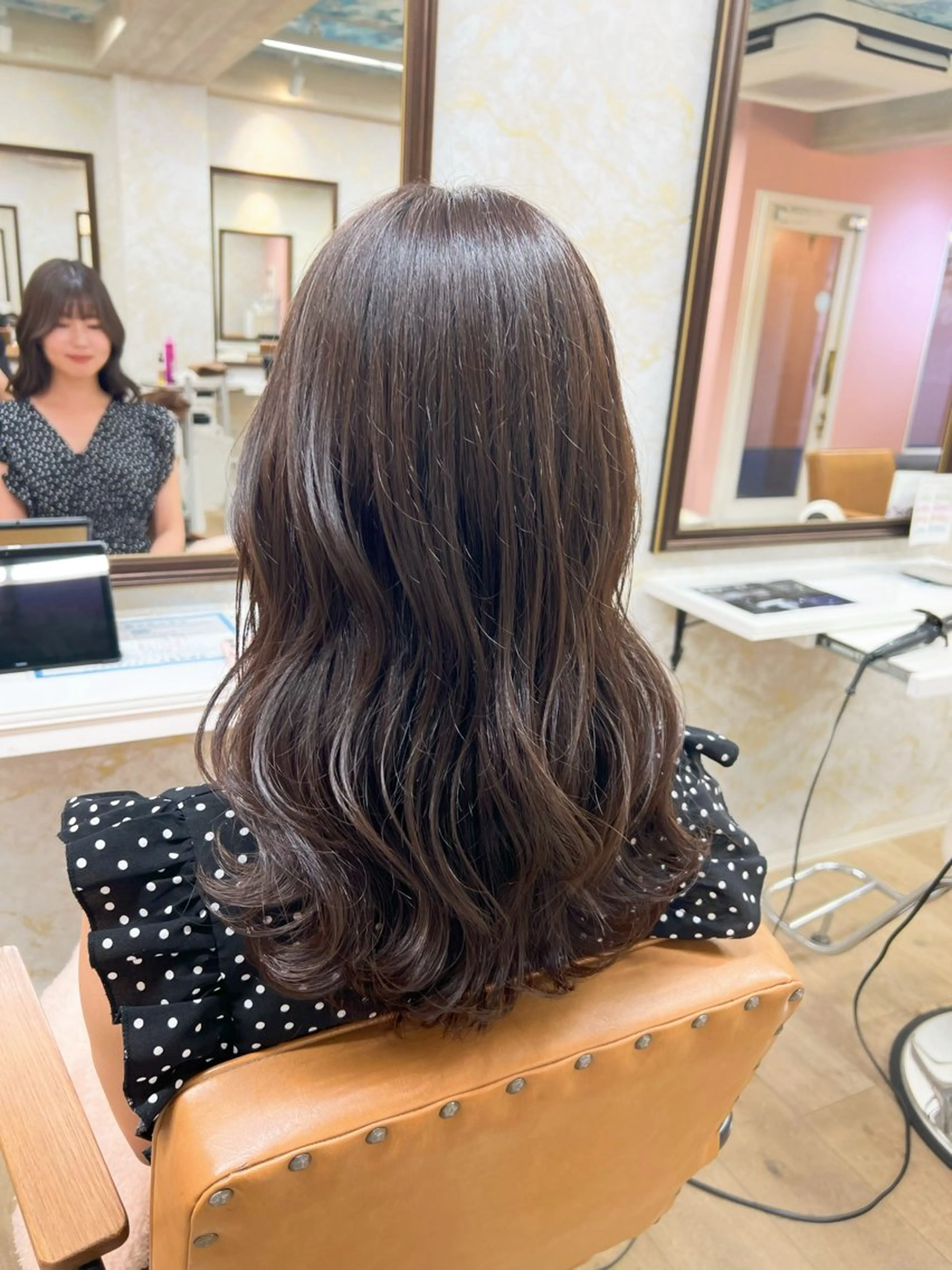 セミロング カット ヘアカラー トリートメント 髪質改善特化💫 韓国ヘアAyumuのヘアスタイル