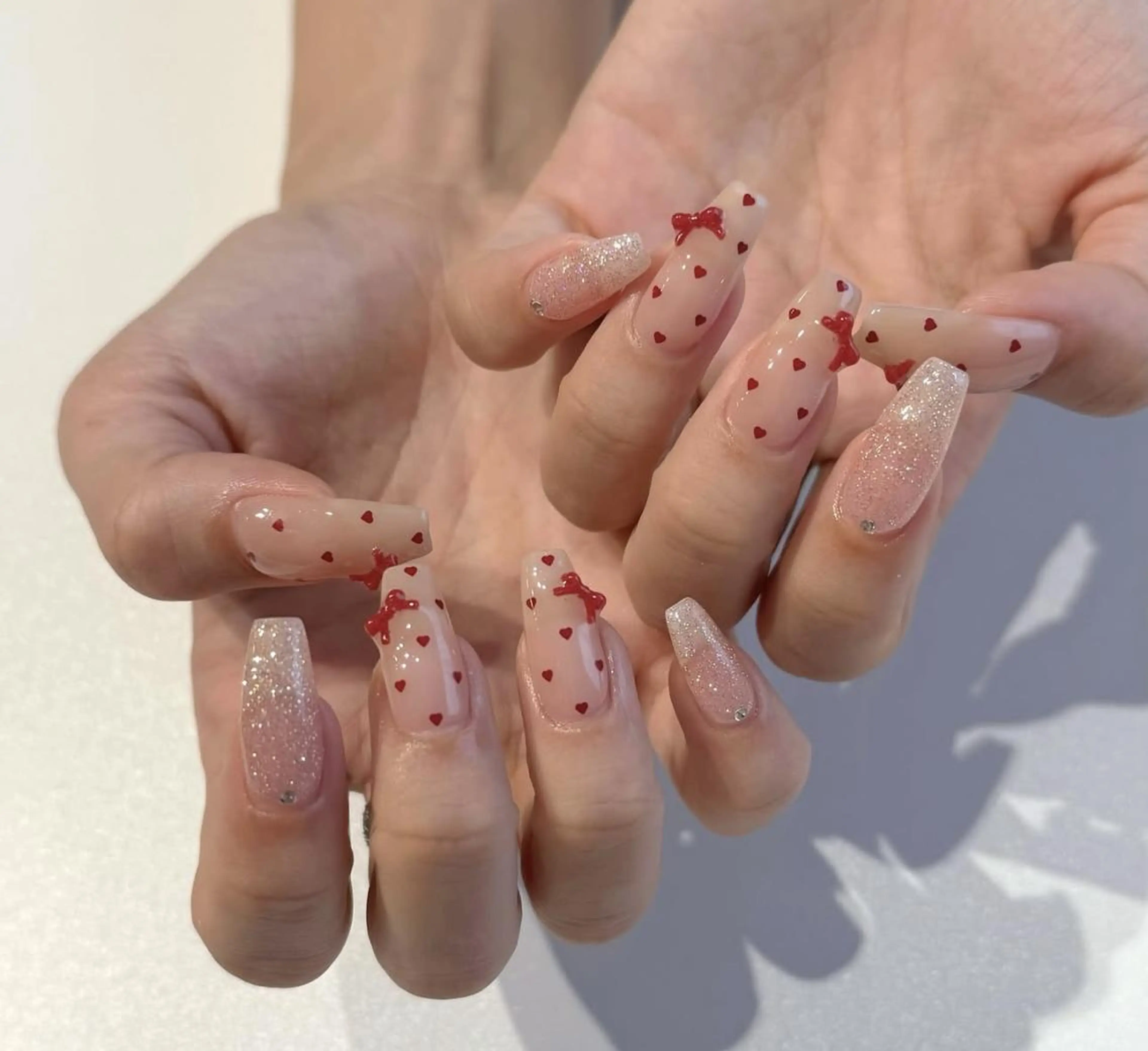 🎀チップ長さだし持ち込みデザイン(時間内でア－ト､指定ス–トン6本までの写真