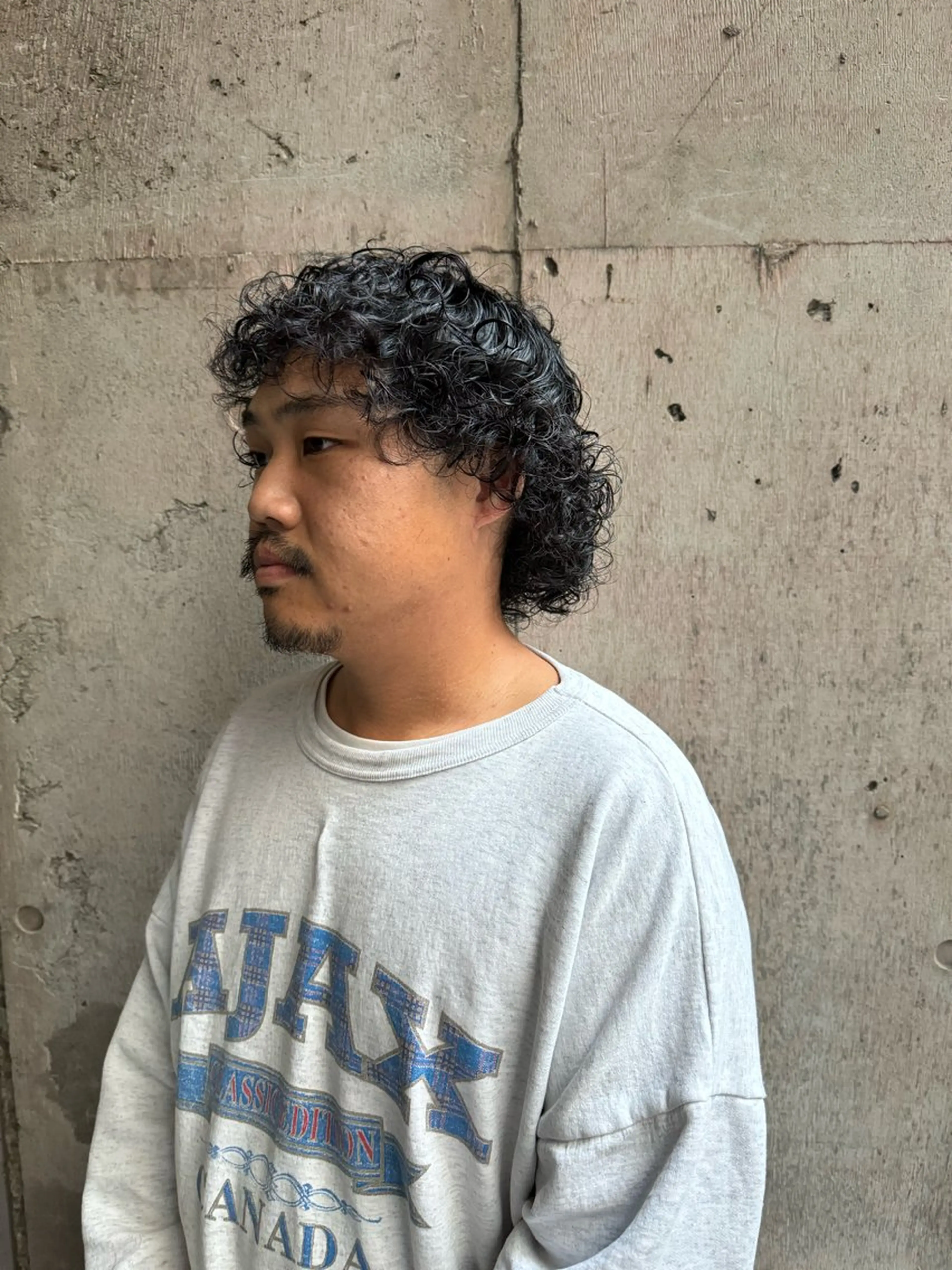 ショート パーマ メンズ メンズパーマ メンズウルフカット ウルフカット スキンフェード/パー マ/須田陸斗のヘアスタイル