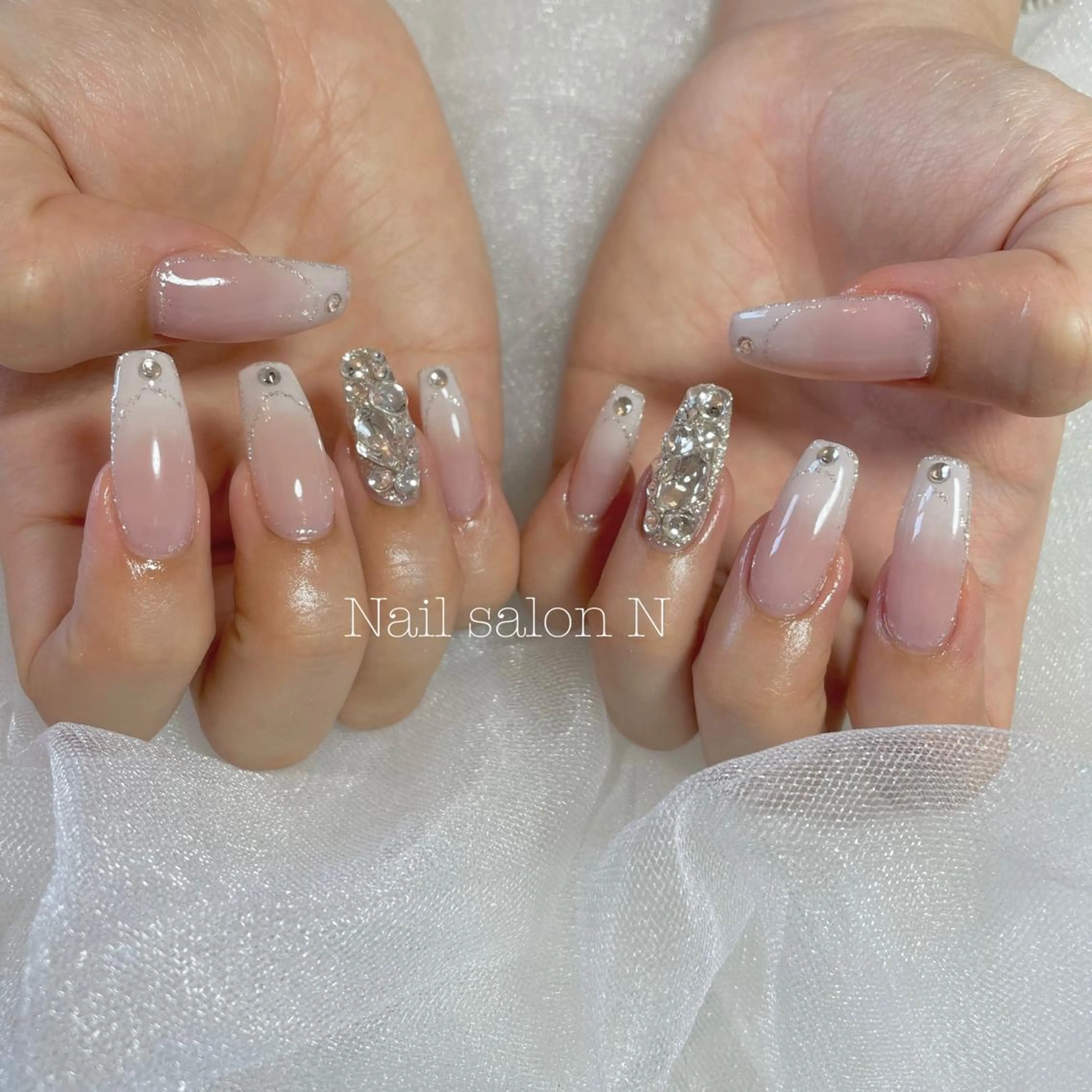 👑長さだし10本＋アート(オフ無)ジェルコート付の写真