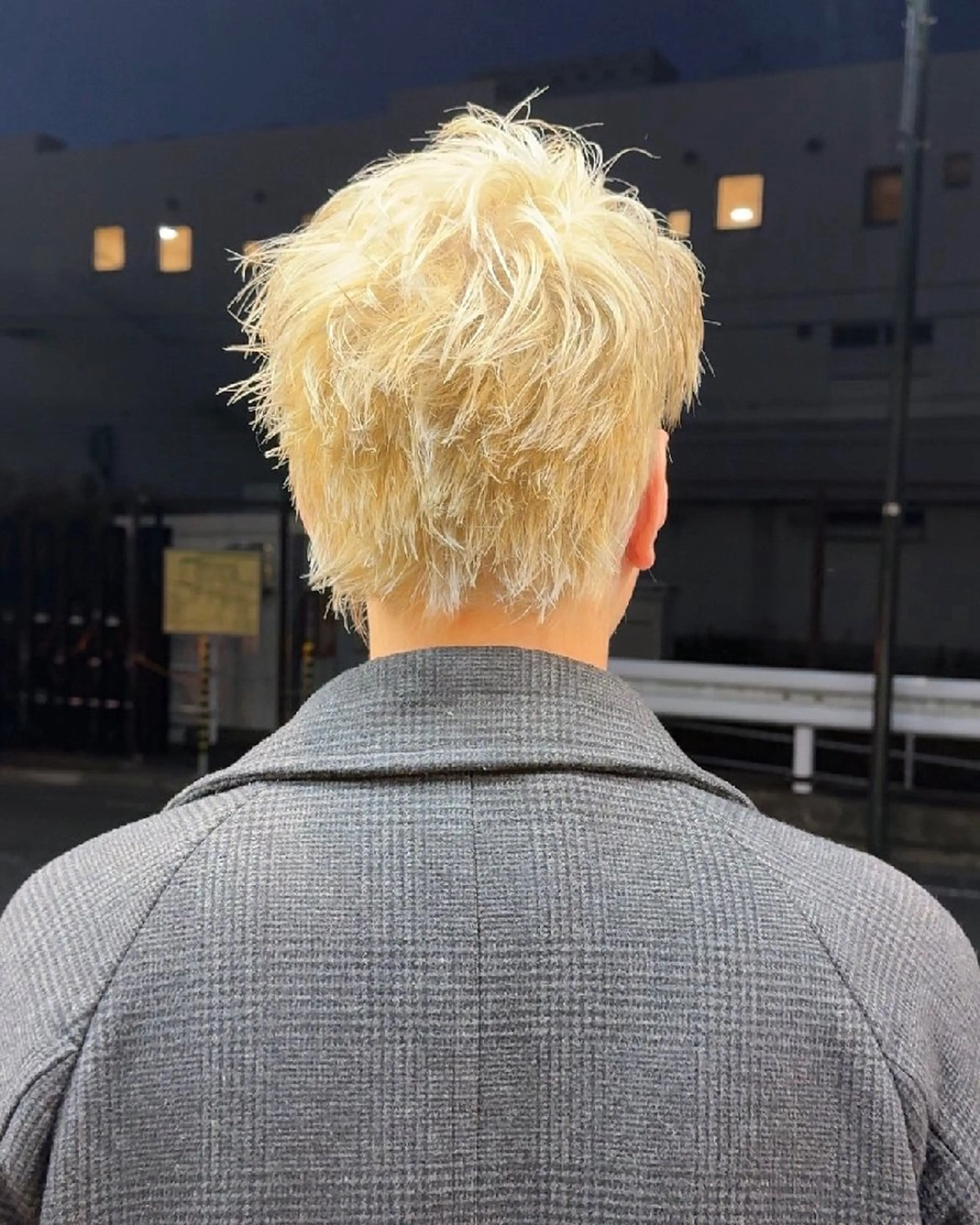 メンズ ヘアカラー 神谷 仁のヘアスタイル