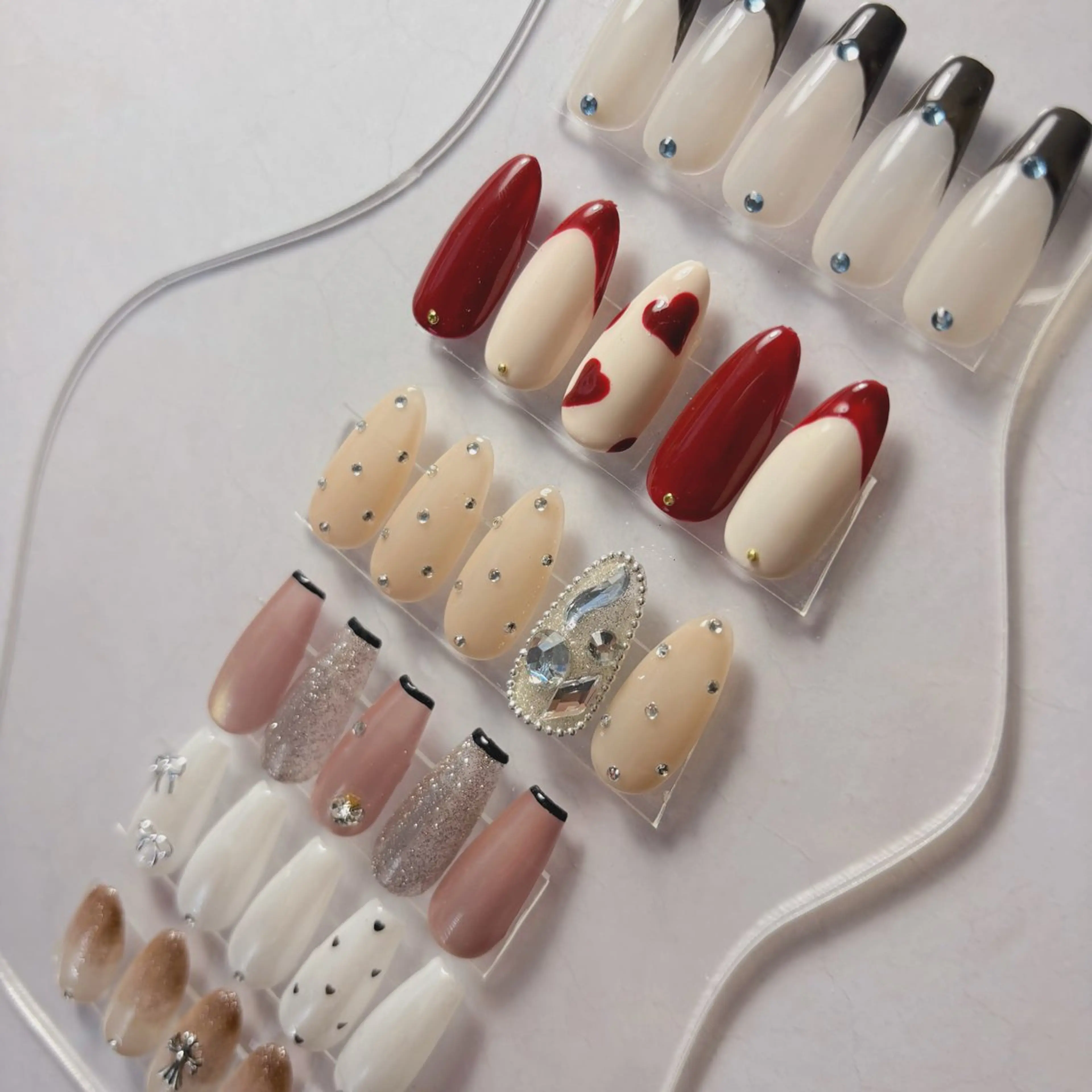 ネイル シンプルネイル 冬ネイル ハンドネイル Nail Salon noiのネイルデザイン