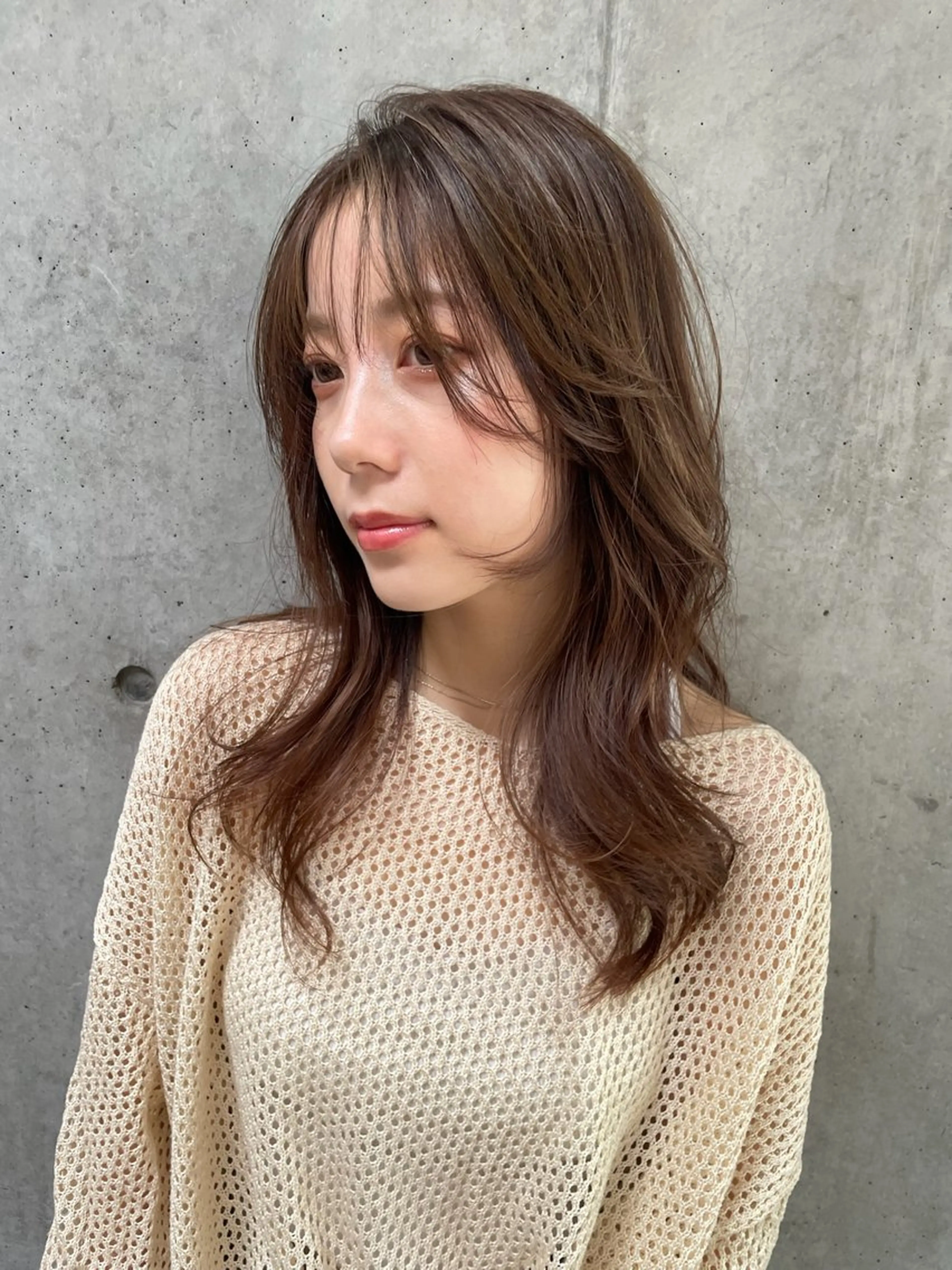 セミロング カラー ヘアアレンジ 髪質改善/縮毛/新宿 🫧SUZUKA🫧のヘアスタイル