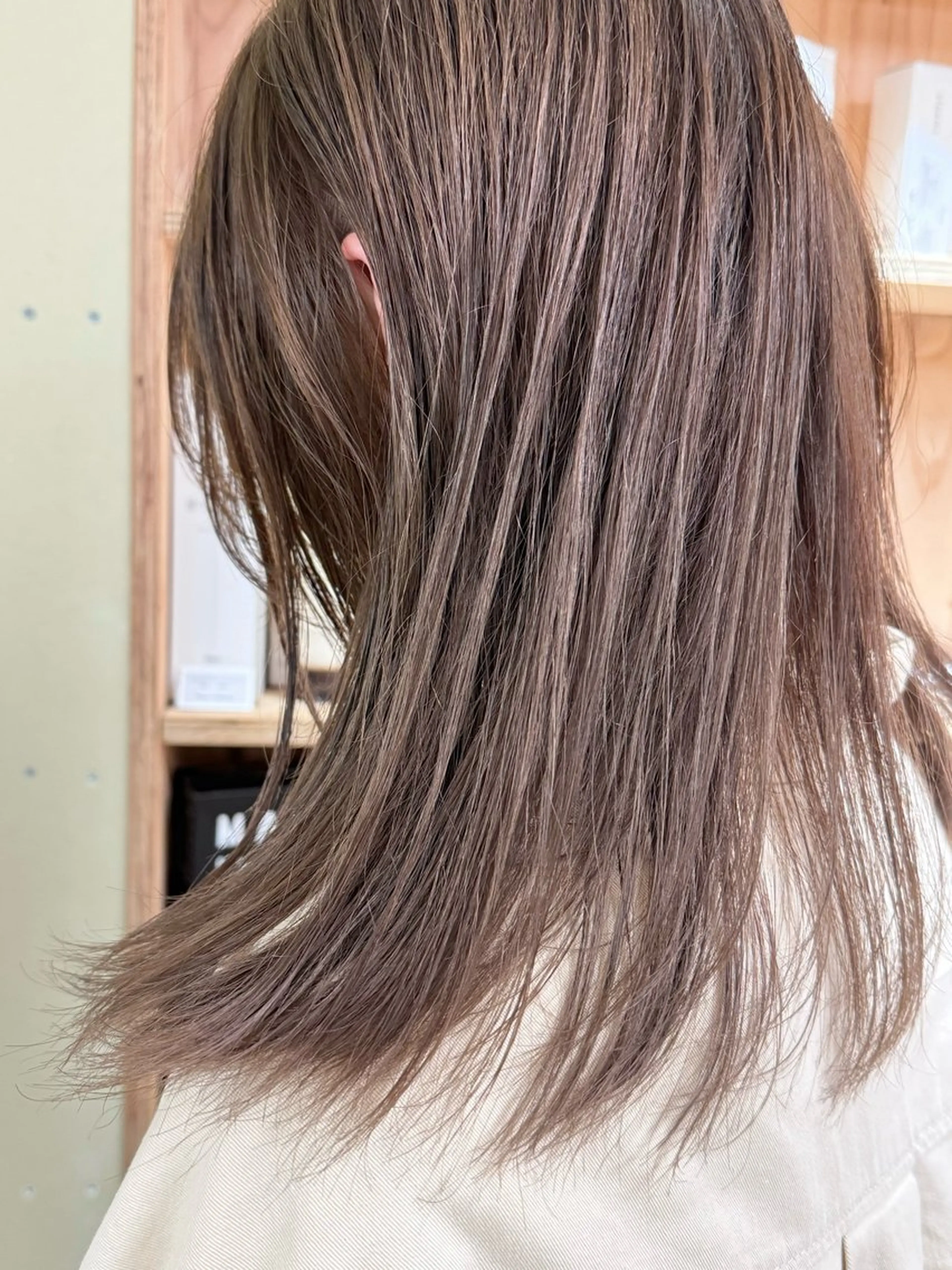 ミディアム カラー カット ヘアカラー KOHNO/ブリーチ なし/透明感カラーのヘアスタイル