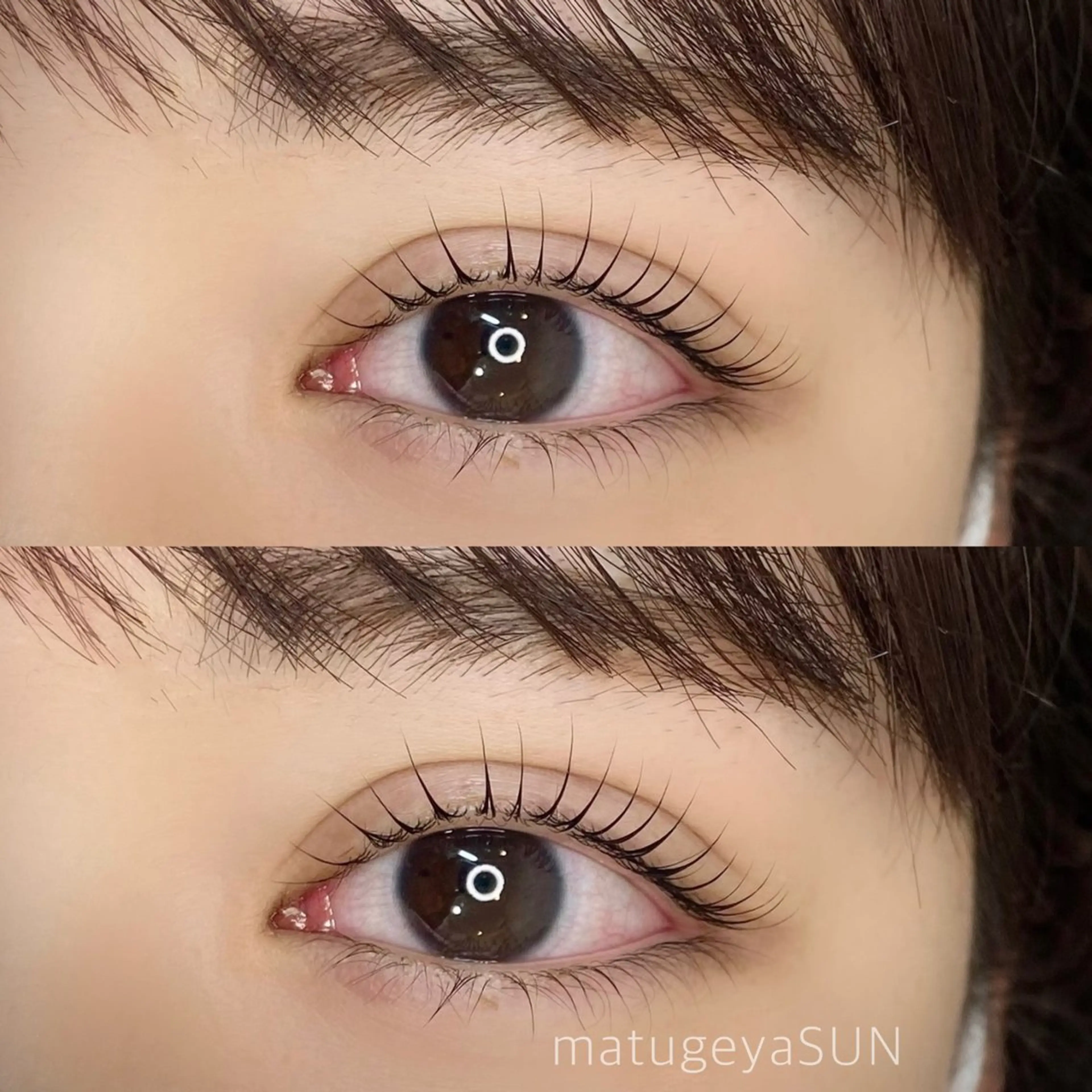 マツエク・マツパ カットスタジオピエロ所属・若江岩田マツエク SUNのマツエク・マツパデザイン