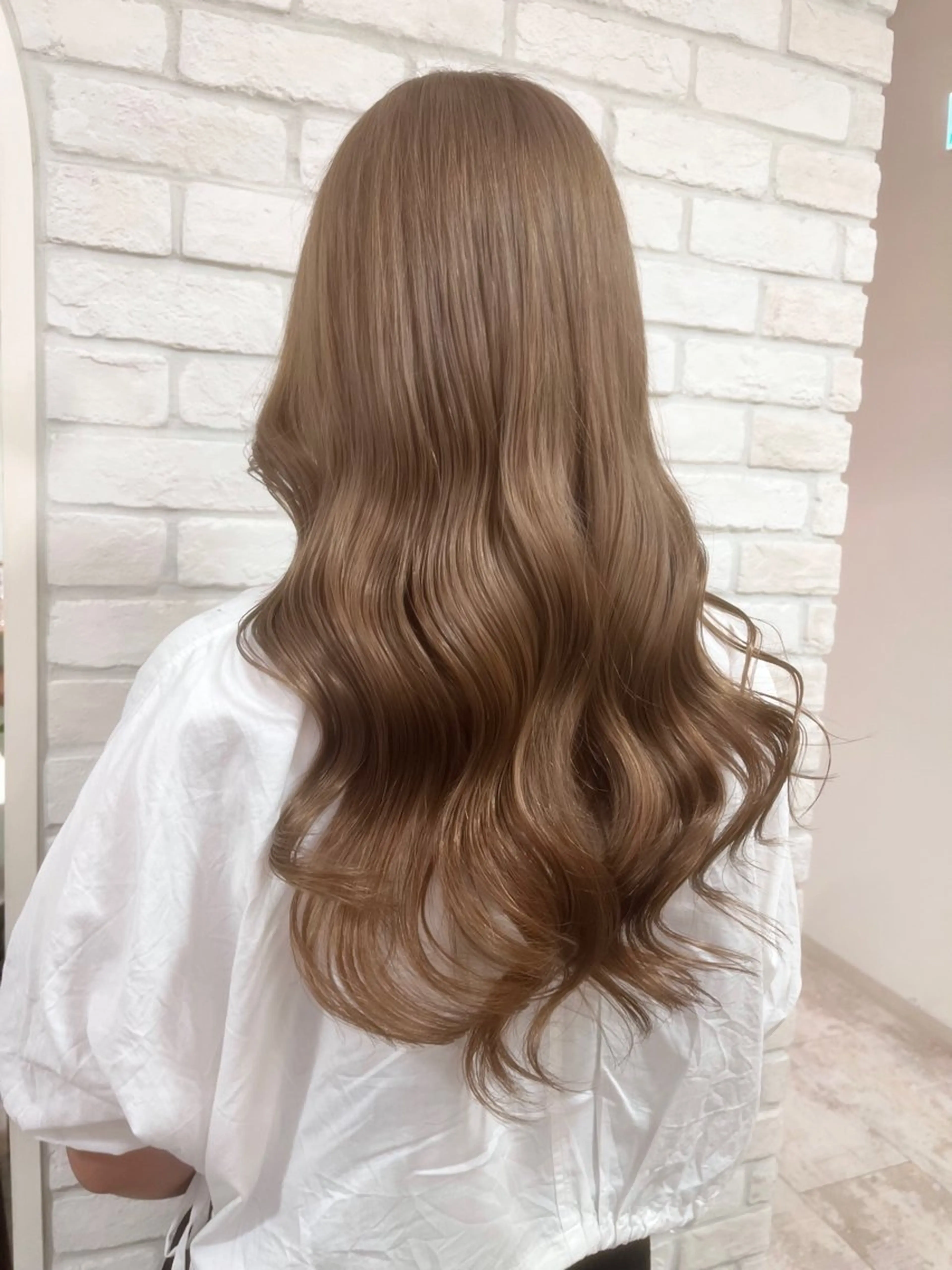 セミロング カラー ヘアアレンジ ブリーチなし/ レイヤー🌿runaのヘアスタイル