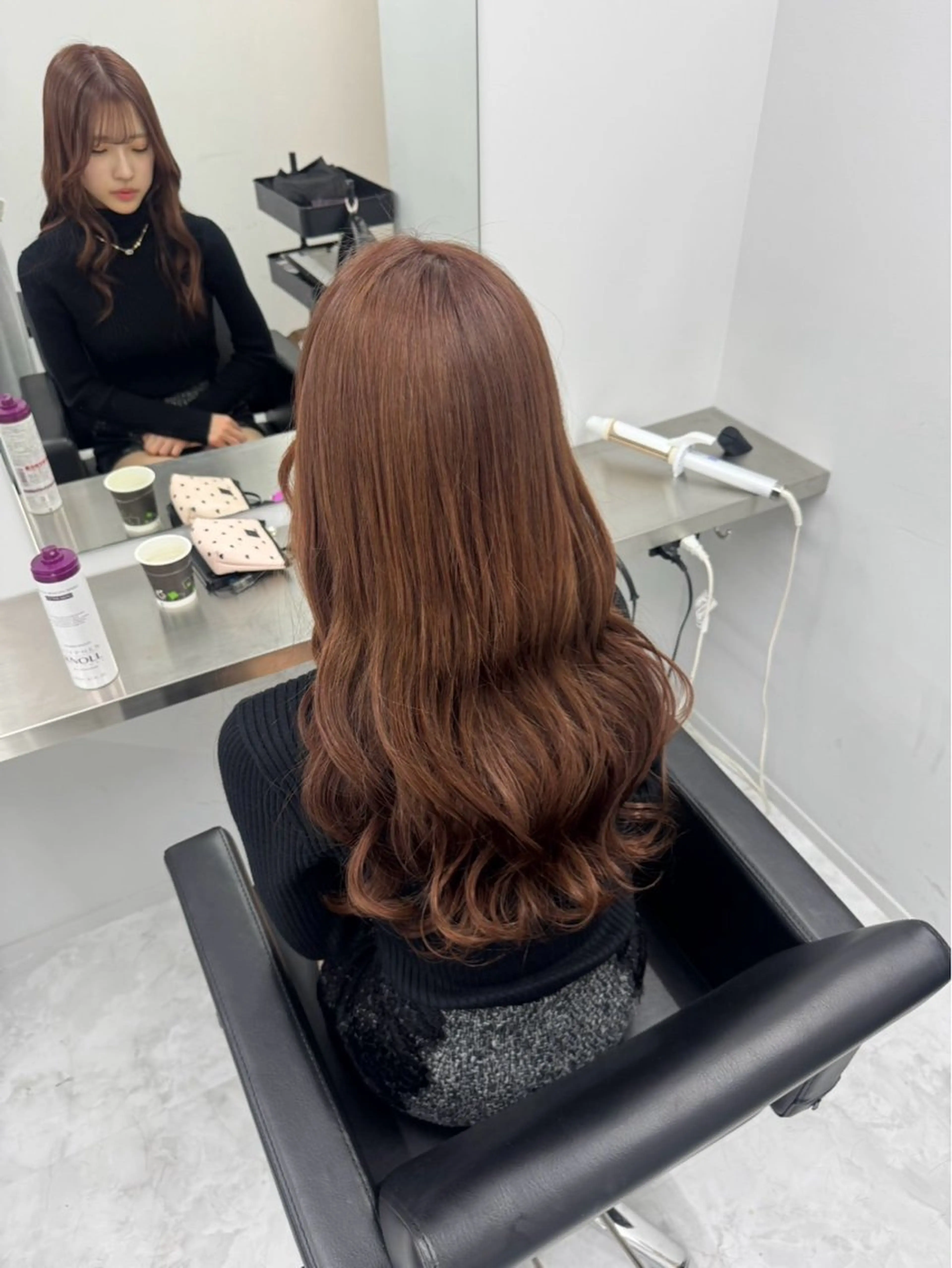 ロング うる艶🫧ハイトーン 💜🦋🫧ミズキのヘアスタイル