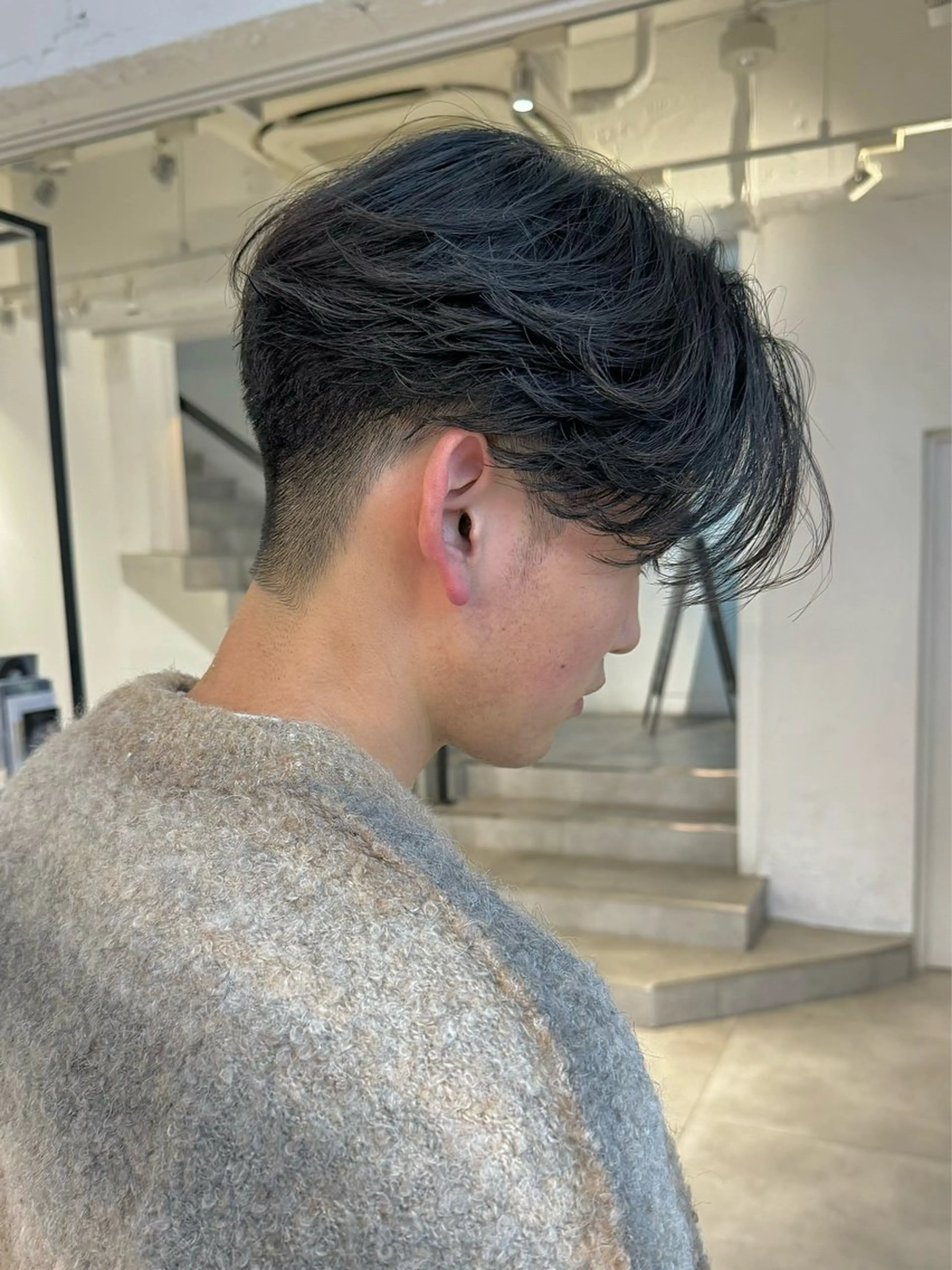 パーマ メンズ カット パーマ 🇰🇷カルマパーマ kaito🇰🇷のヘアスタイル