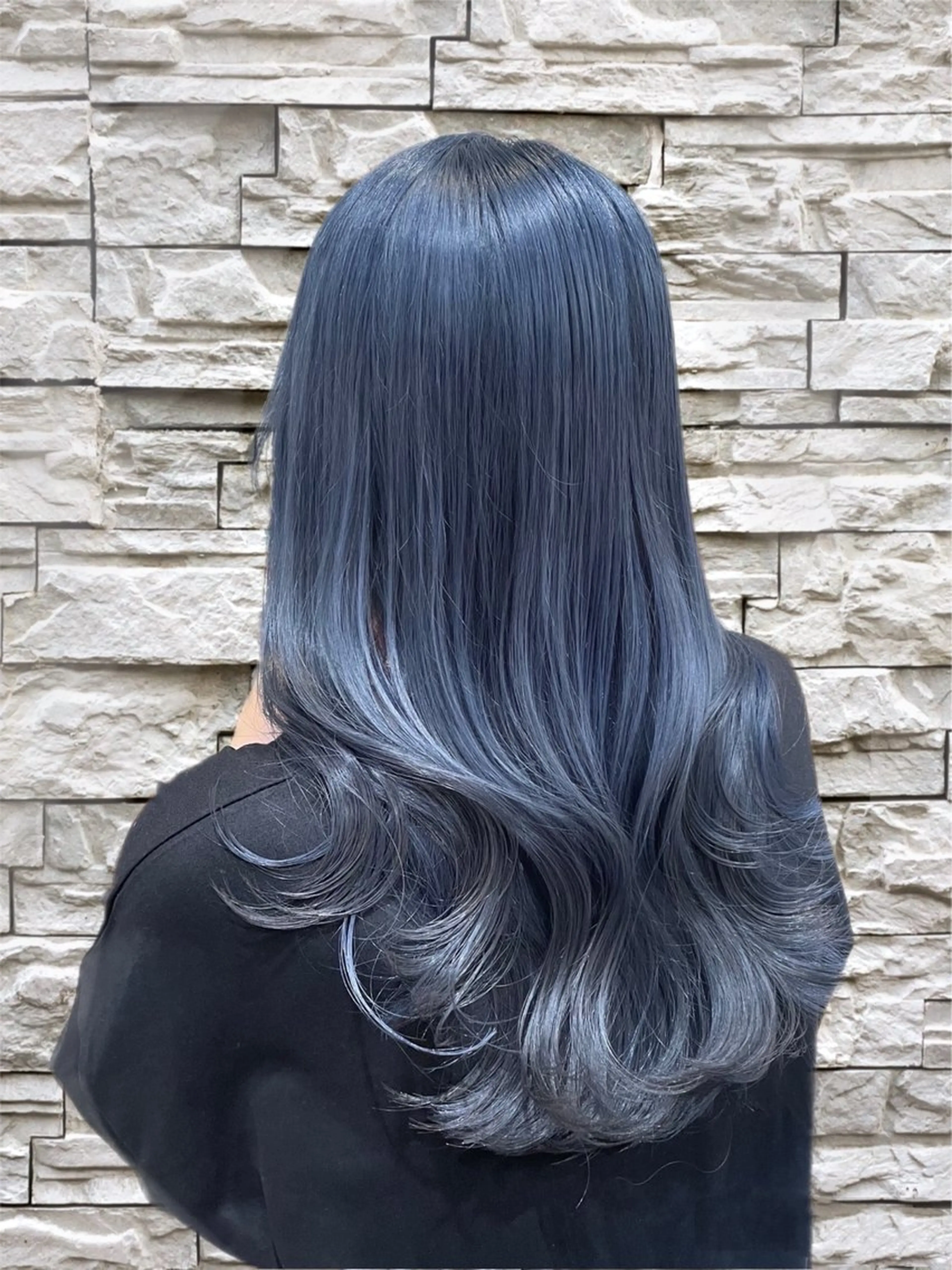 ロング カラー ヘアカラー 心斎橋/ブリーチなし 髪質改善/レイヤーのヘアスタイル