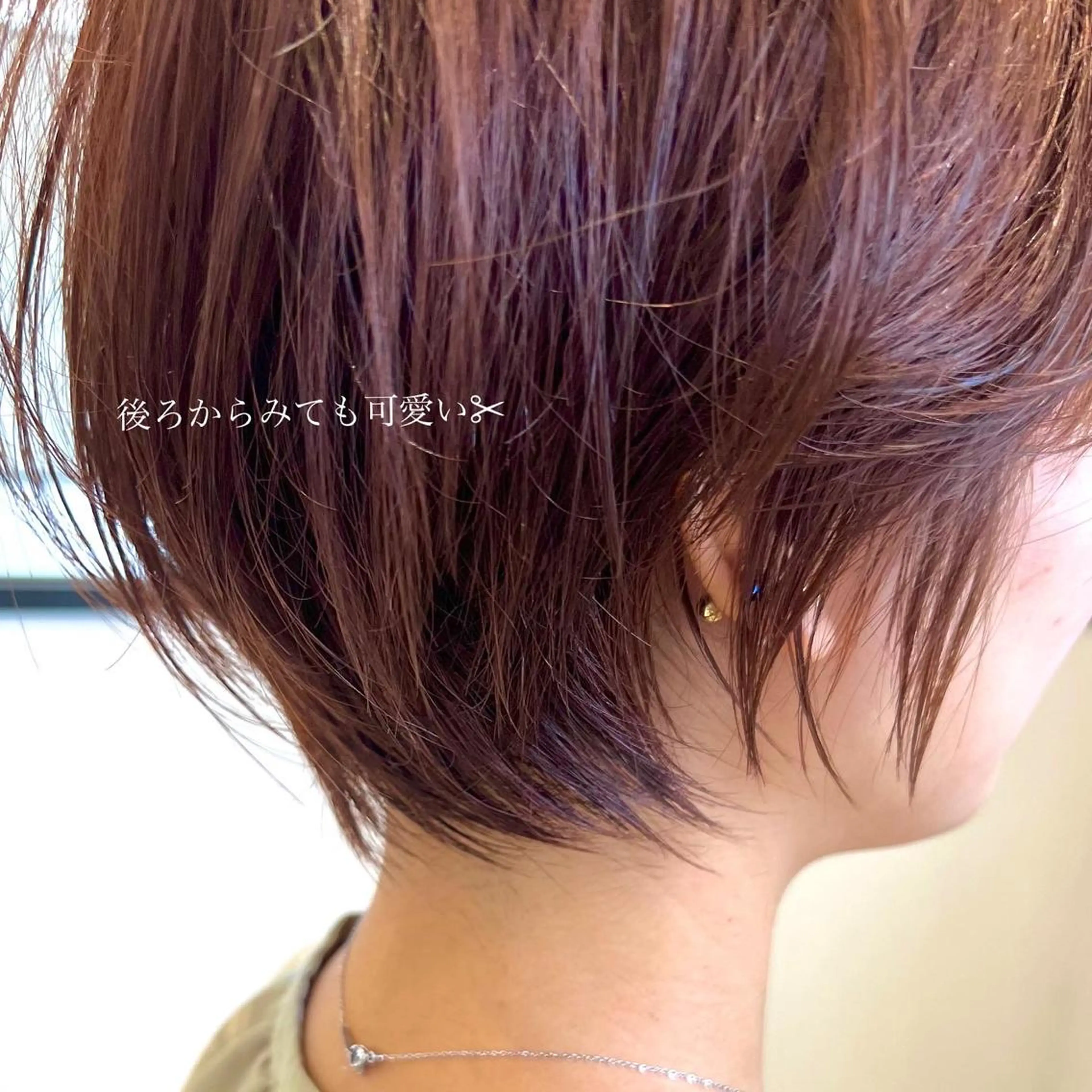 ショート ショートボブ ボブ ショートヘア EARTH八潮 樋口のヘアスタイル