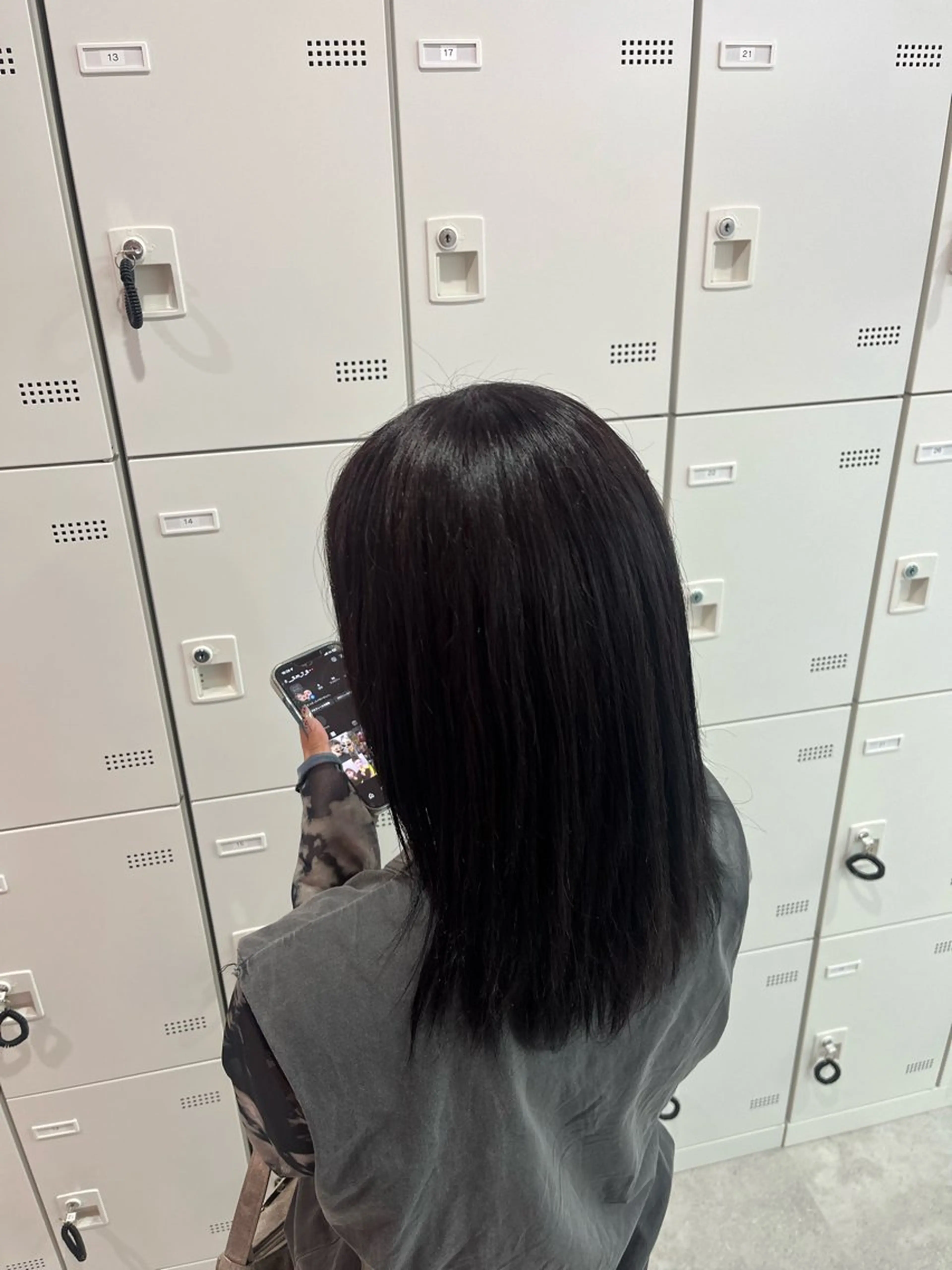 セミロング カラー みう/仙台/暖色/ 艶髪/顔周りカット/のヘアスタイル