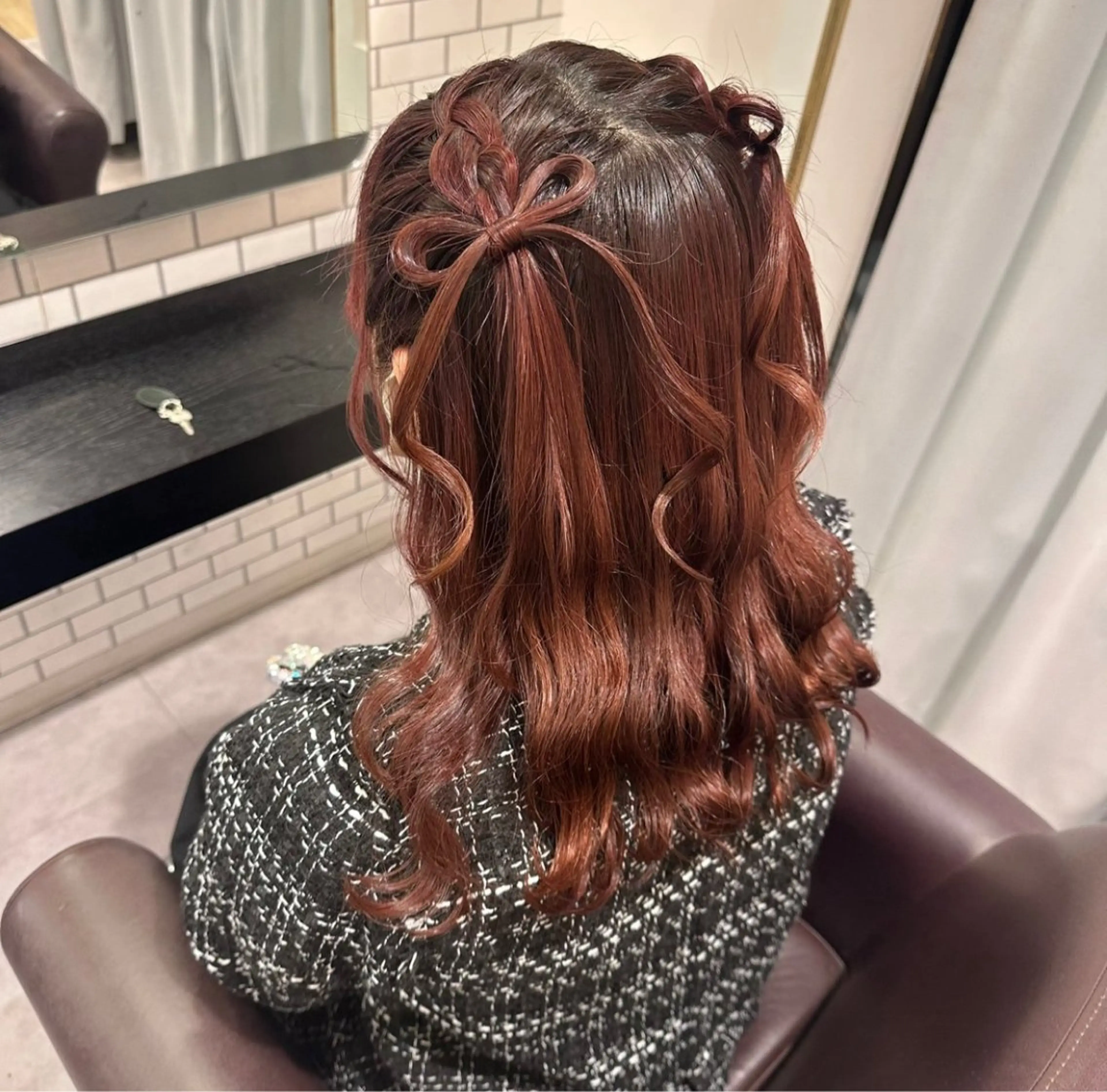 セミロング ヘアアレンジ ヘアセット 🎀ヘアアレンジ 🎀ななみのヘアスタイル