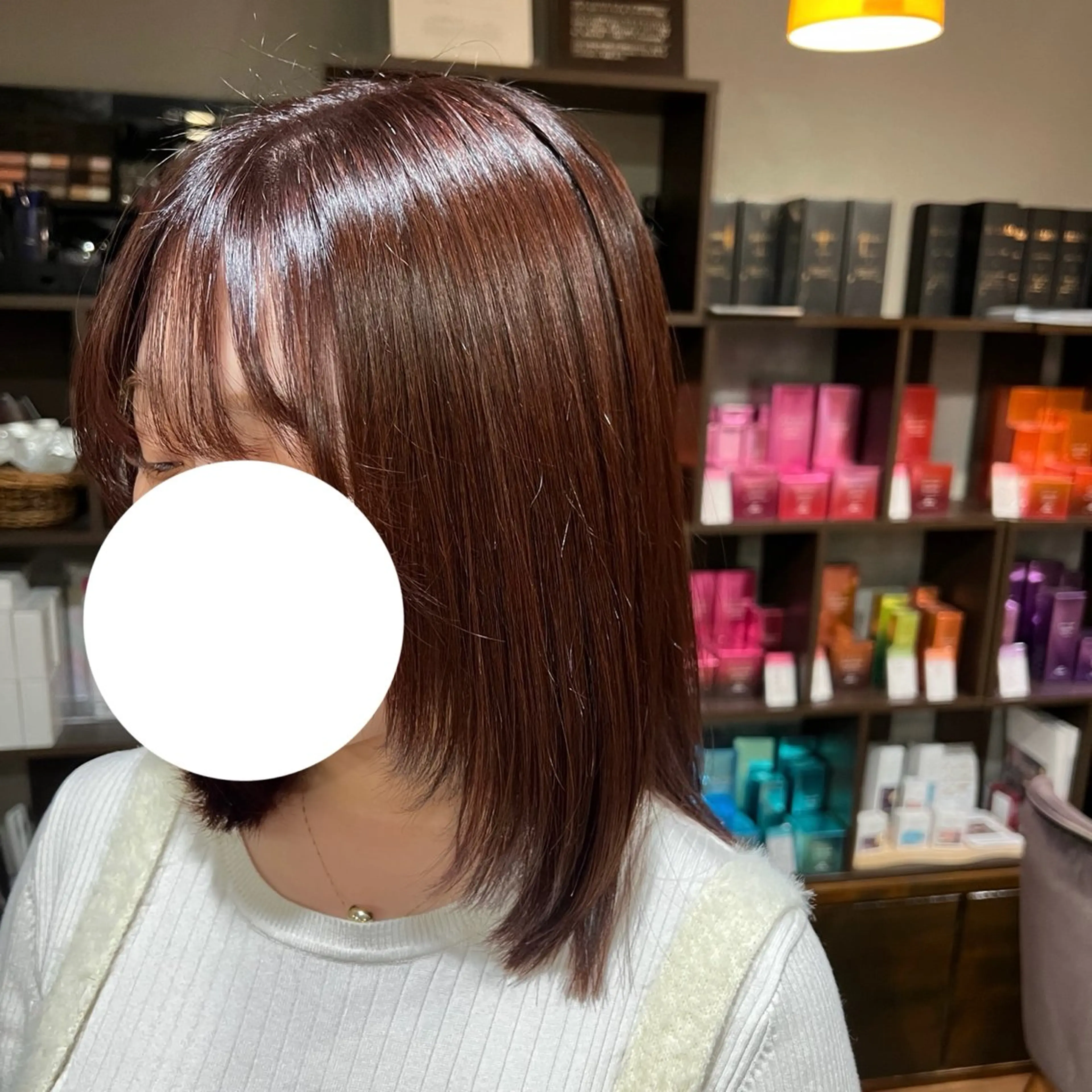 ミディアム カラー カット ヘアカラー 愛乃 εїз⟡.·*.のヘアスタイル