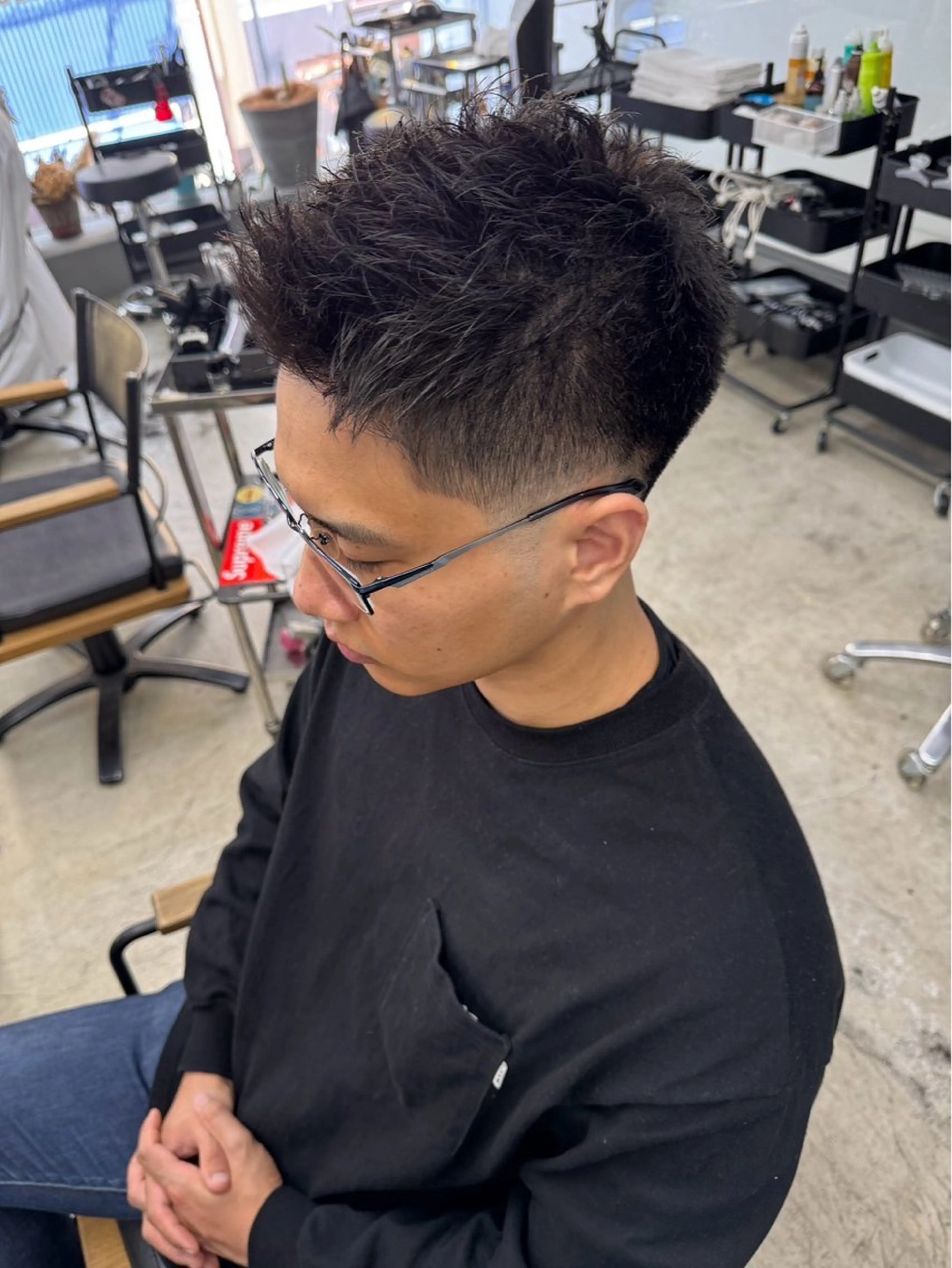 ショート メンズ カット ヘッドスパ メンズ専門サロン wokeのヘアスタイル