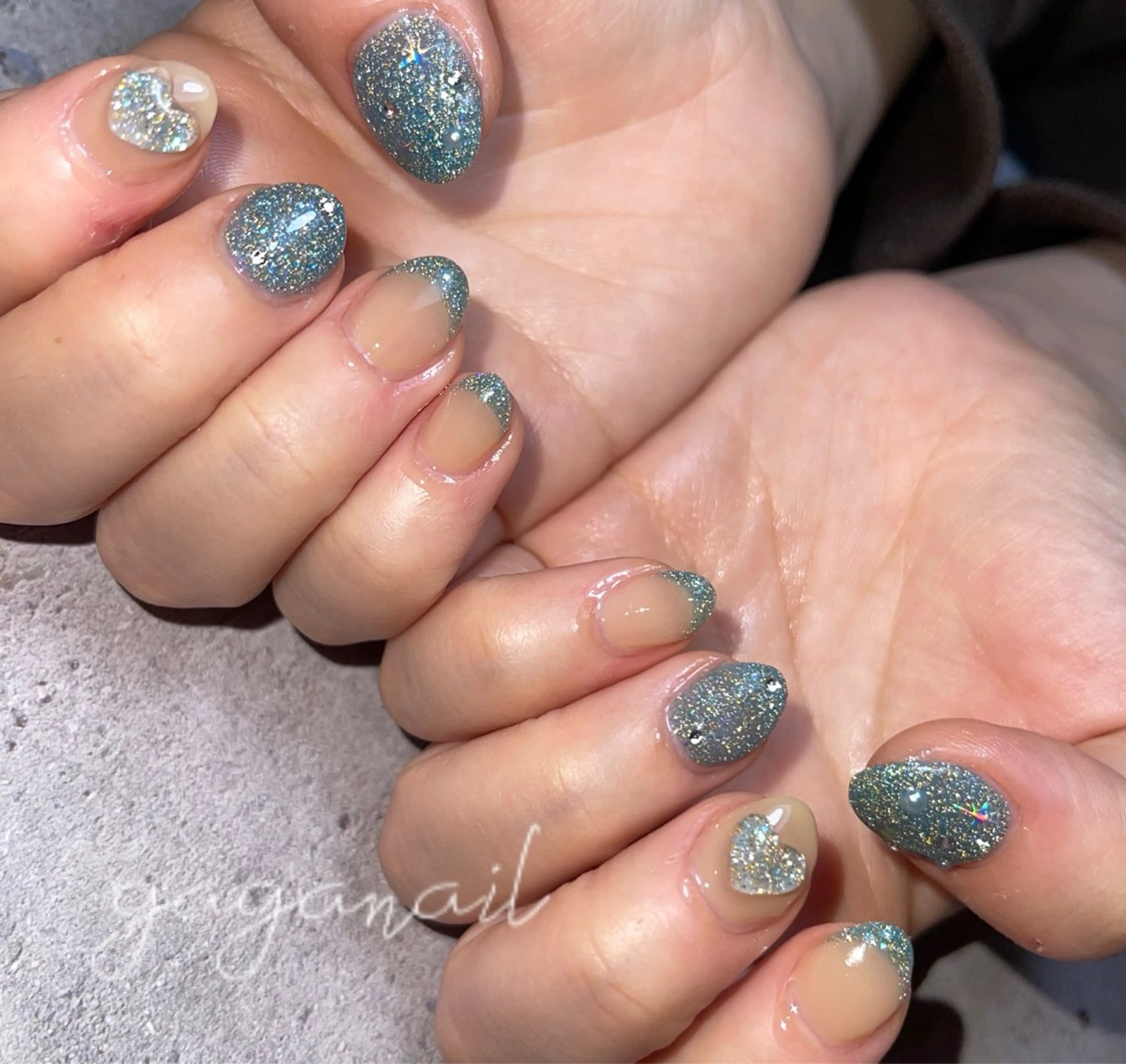 ネイル フラッシュネイル ジェルネイル nailsalon gagaのネイルデザイン