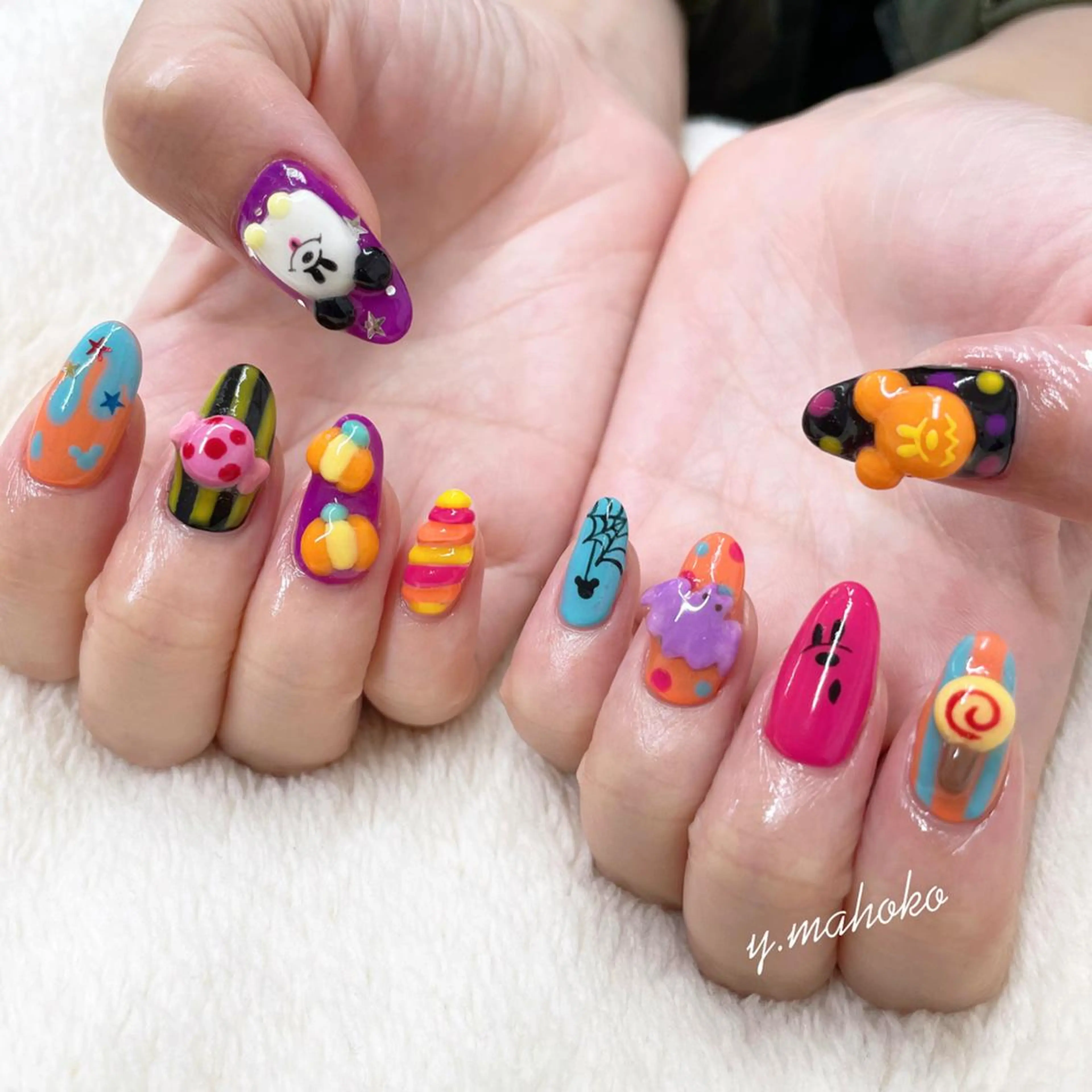 ネイル She nail studio 原宿所属・パラジェル有/ スカルプ/mahoのネイルデザイン