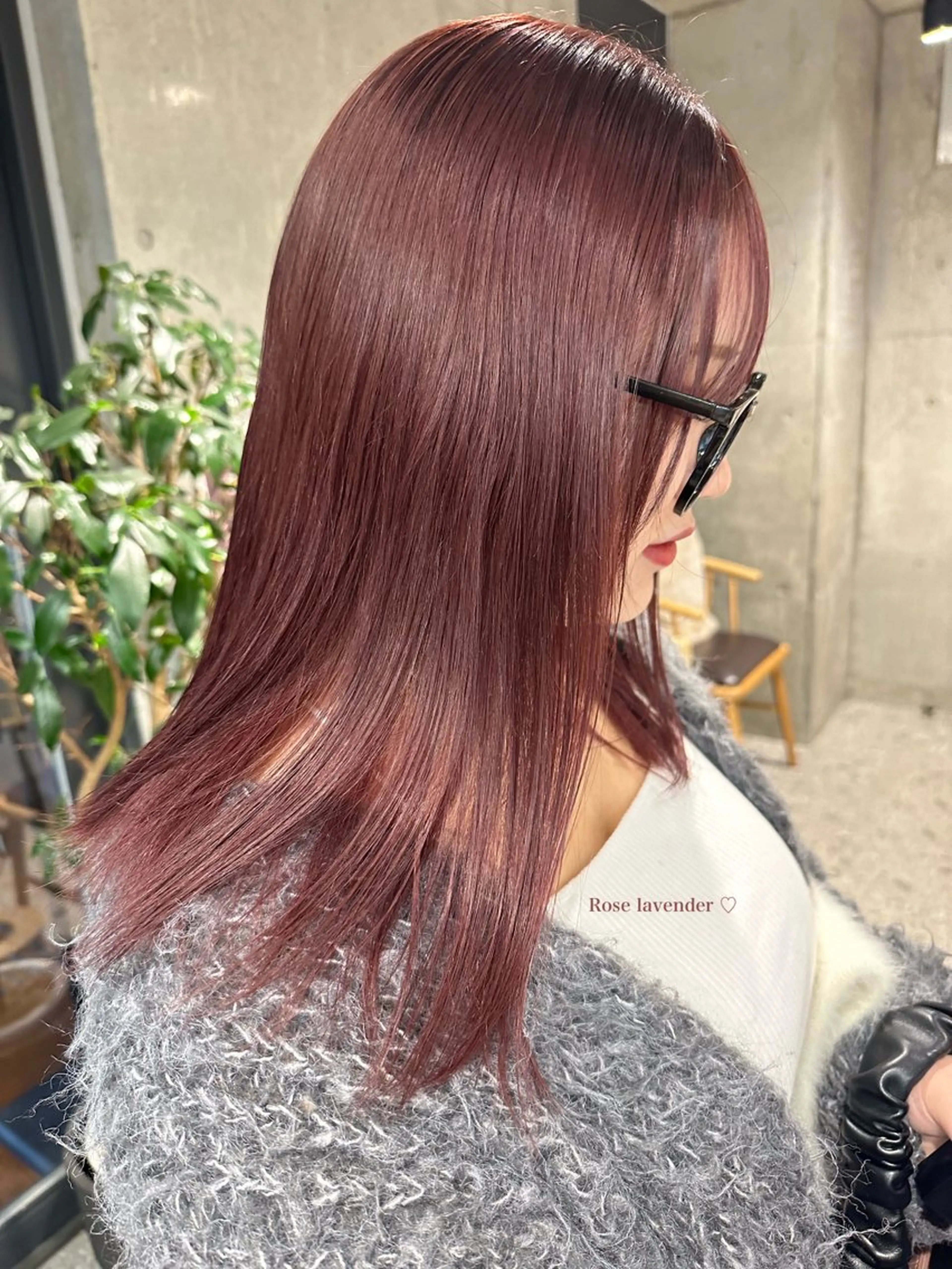 セミロング ヘアカラー ︎🤎W color MIYU‎🤎のヘアスタイル