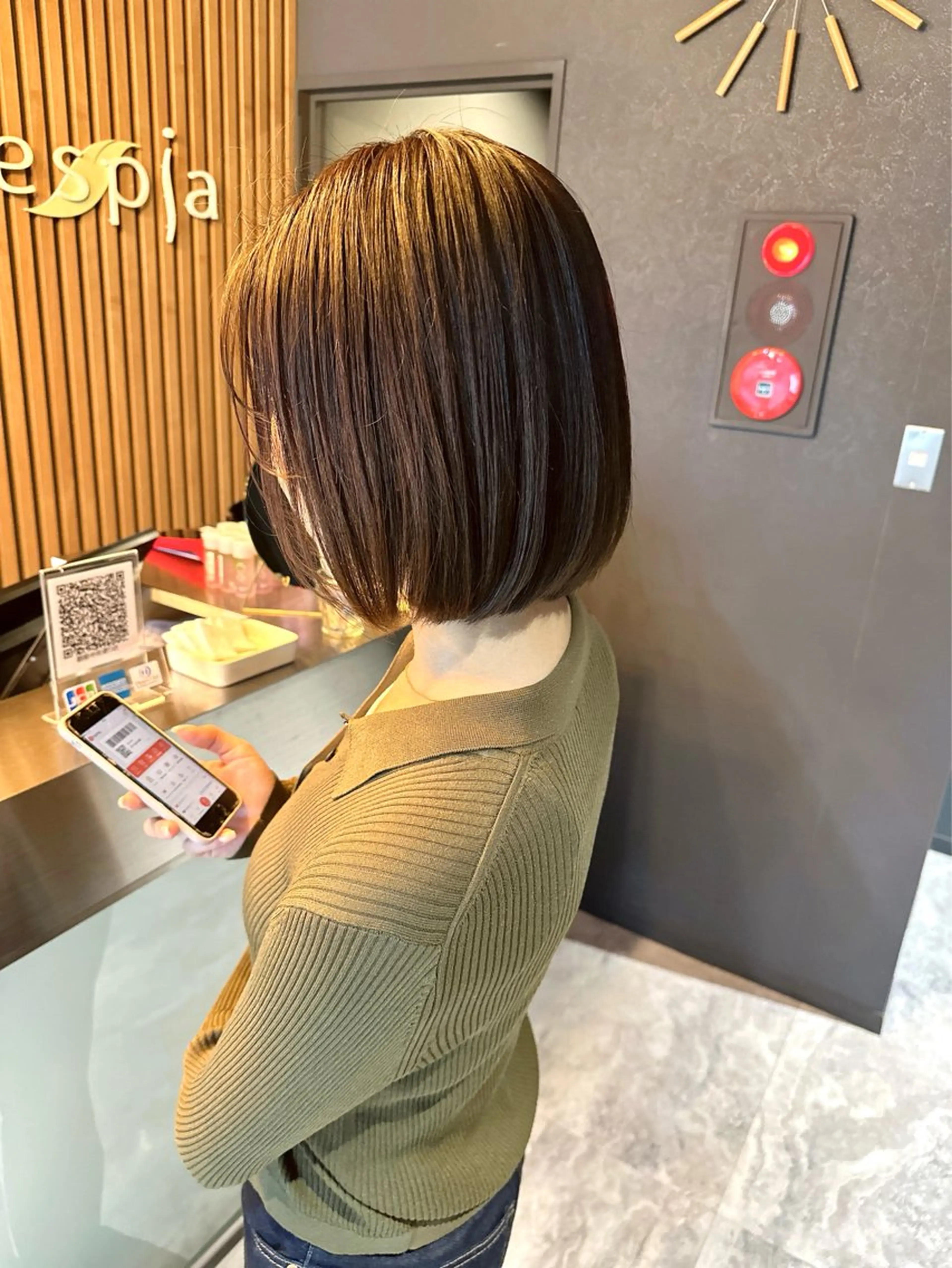 ショート カット ヘアカラー トリートメント ヘッドスパ レイヤーボブ/ 髪質改善/佐々木駿弥のヘアスタイル