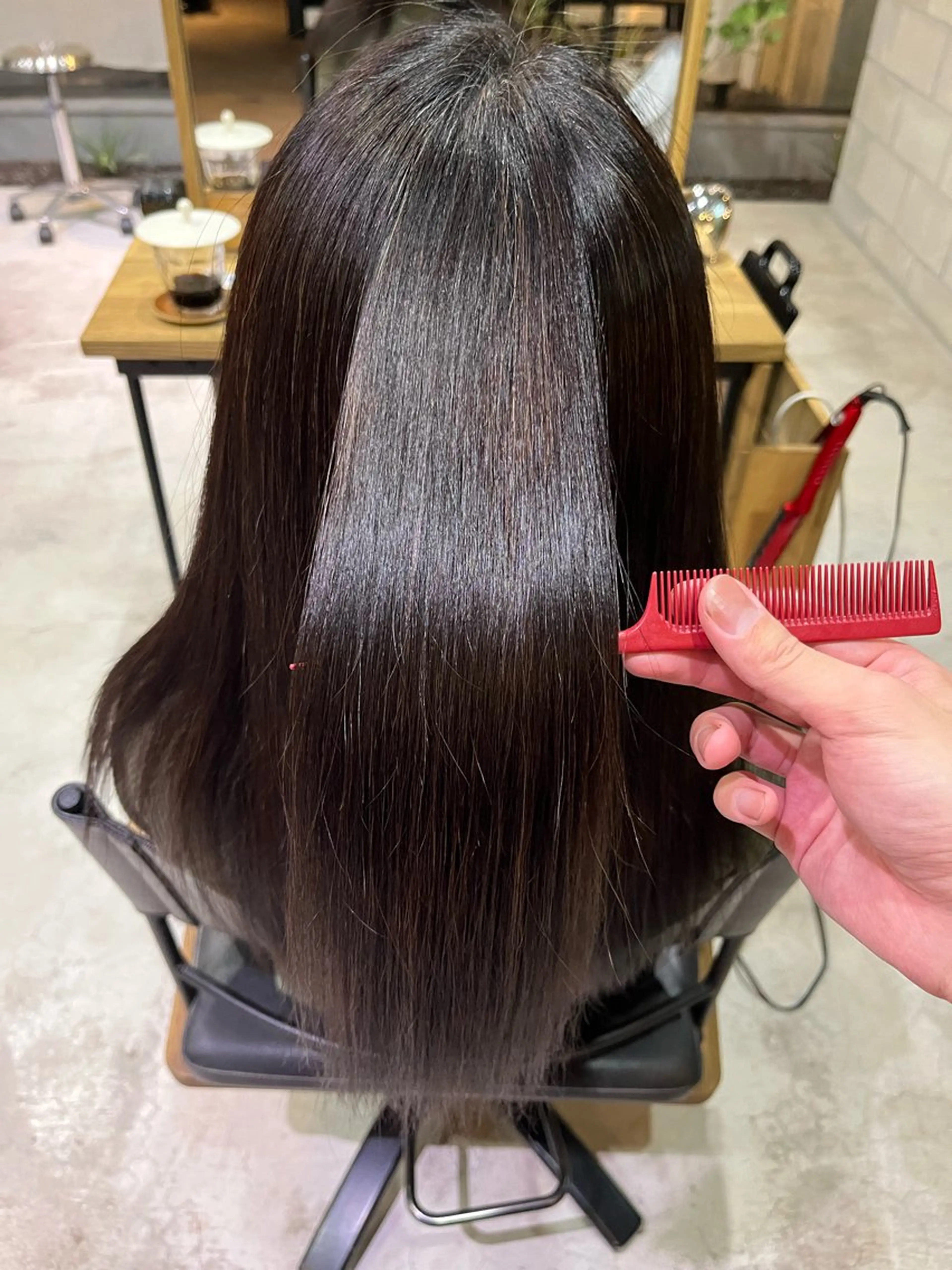 パーマ 縮毛矯正 yuto /ブリーチ /艶カラー/縮毛矯正のヘアスタイル