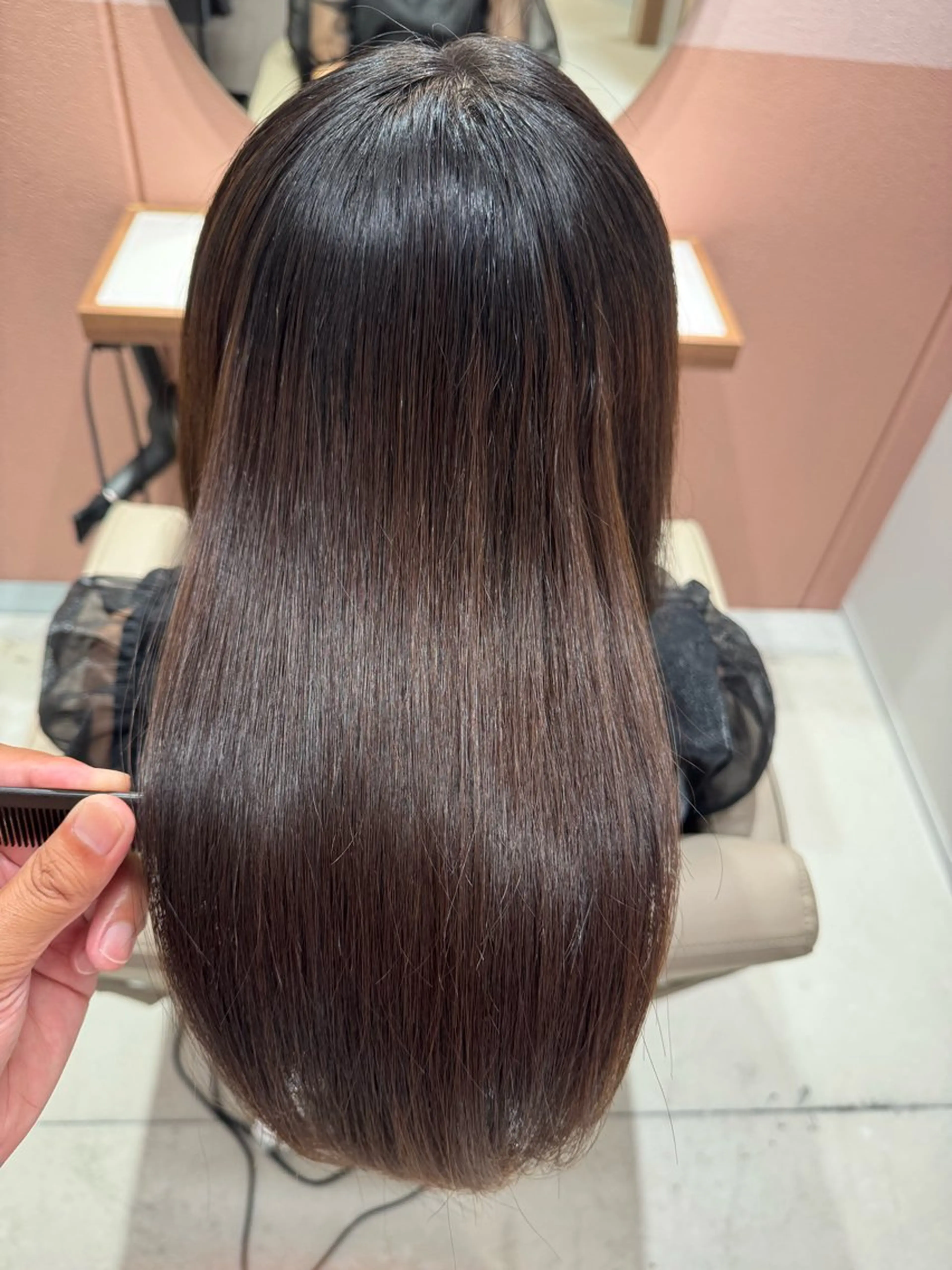 セミロング 縮毛矯正 カット 縮毛矯正 トリートメント 倉橋 涼太のヘアスタイル