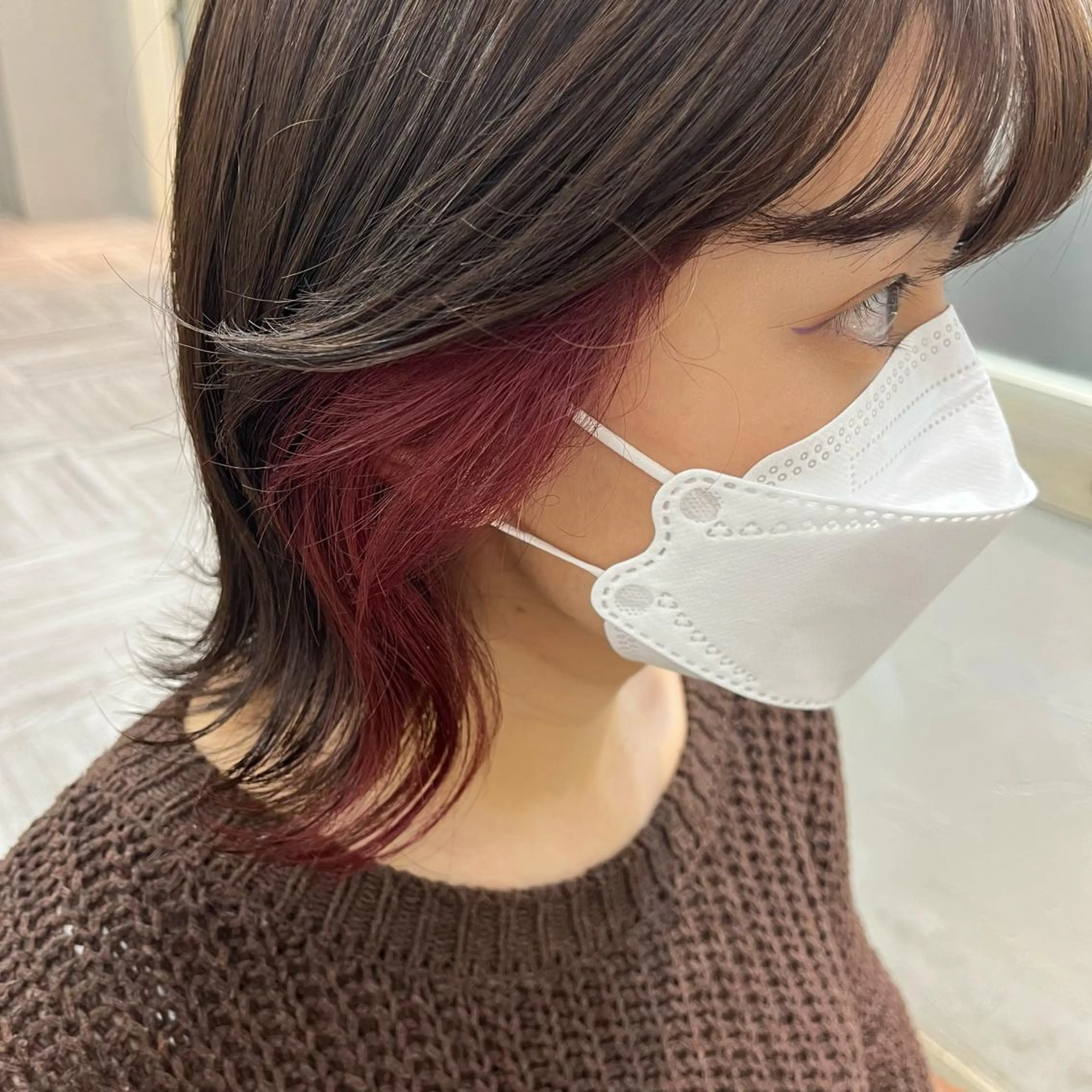 ミディアム カラー 🫧tomoka 透明感カラー🫧のヘアスタイル