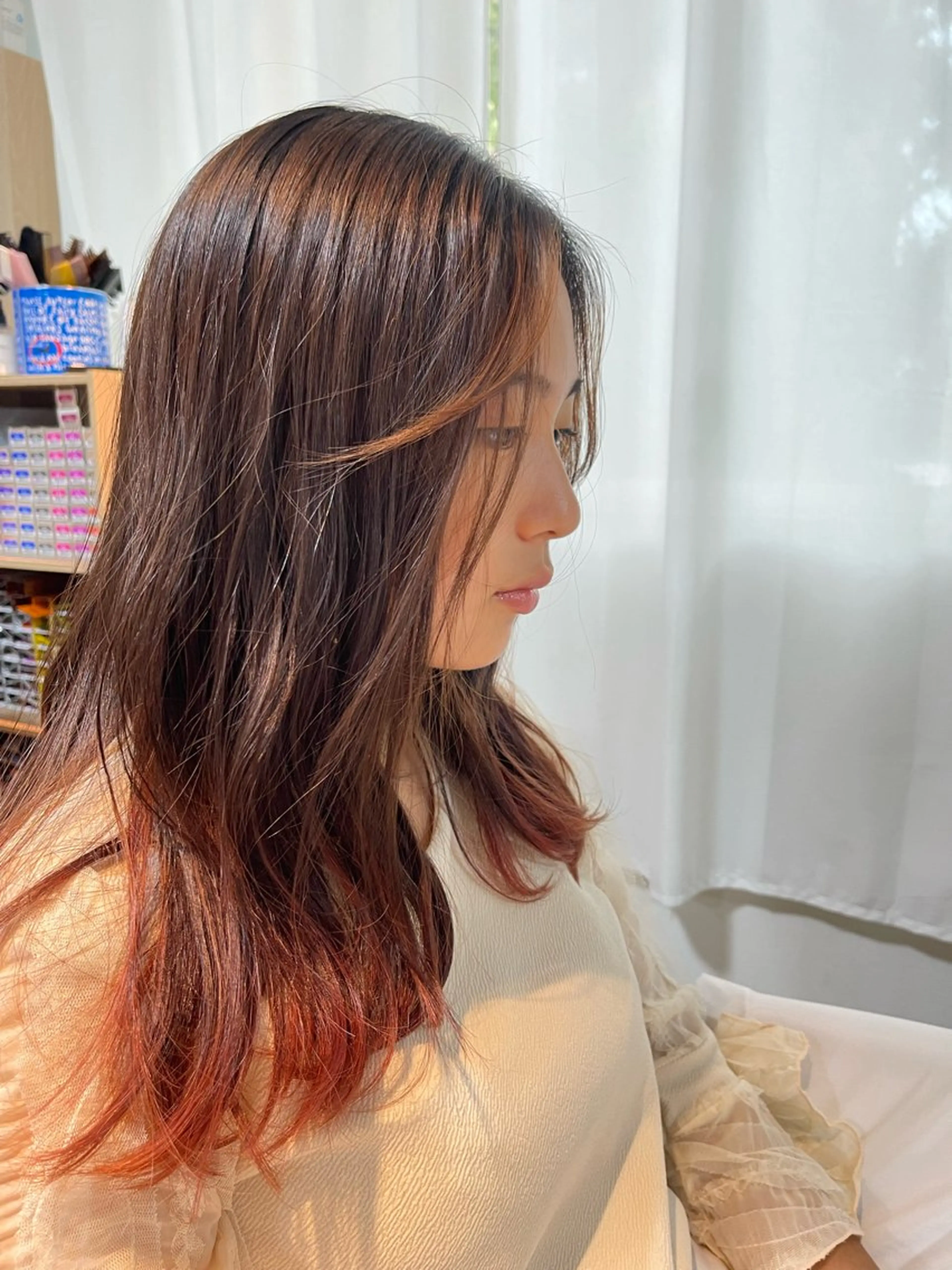 セミロング 園田 渉 ◤SHIKIO◢のヘアスタイル