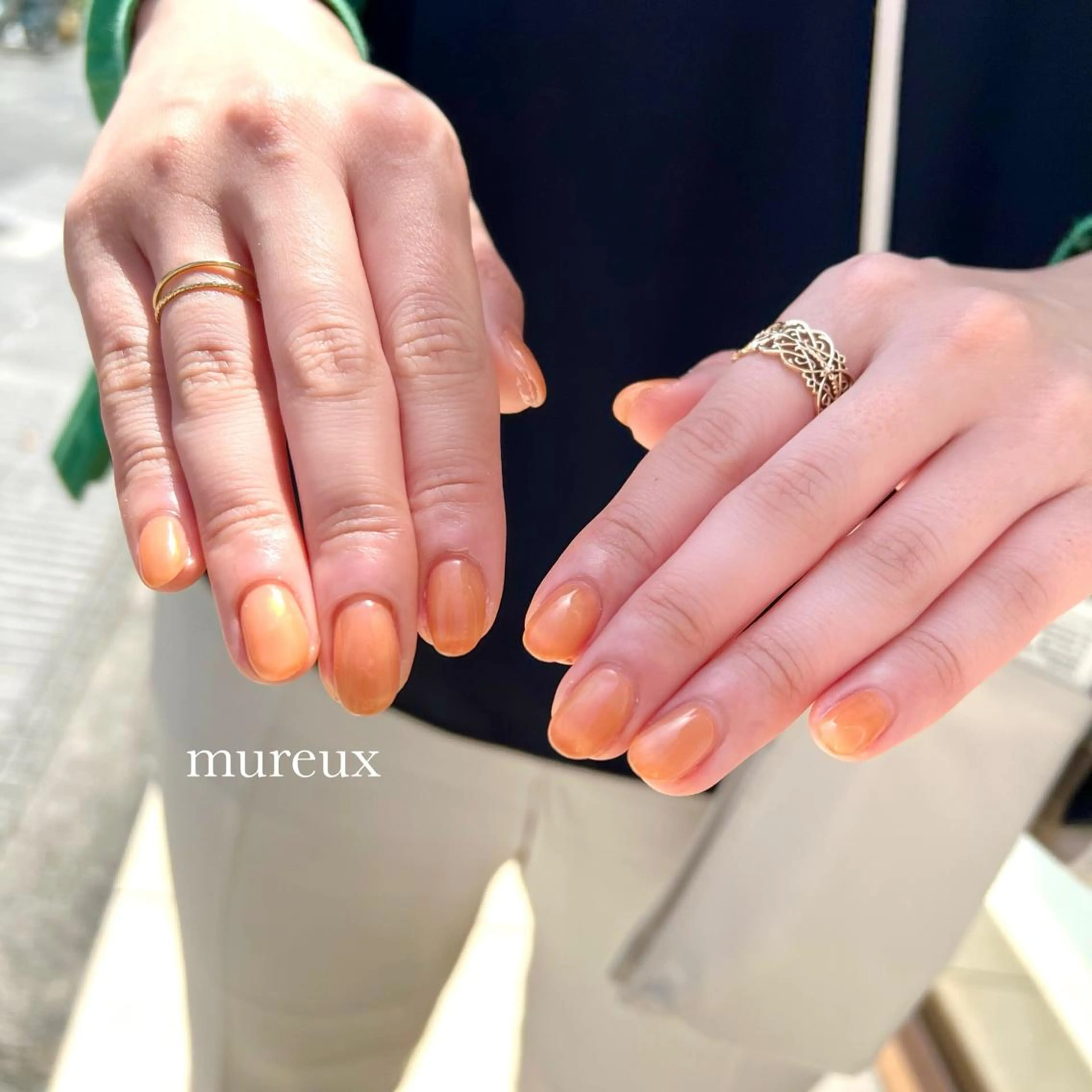 ネイル オーロラネイル mureux ∵ayakaのネイルデザイン