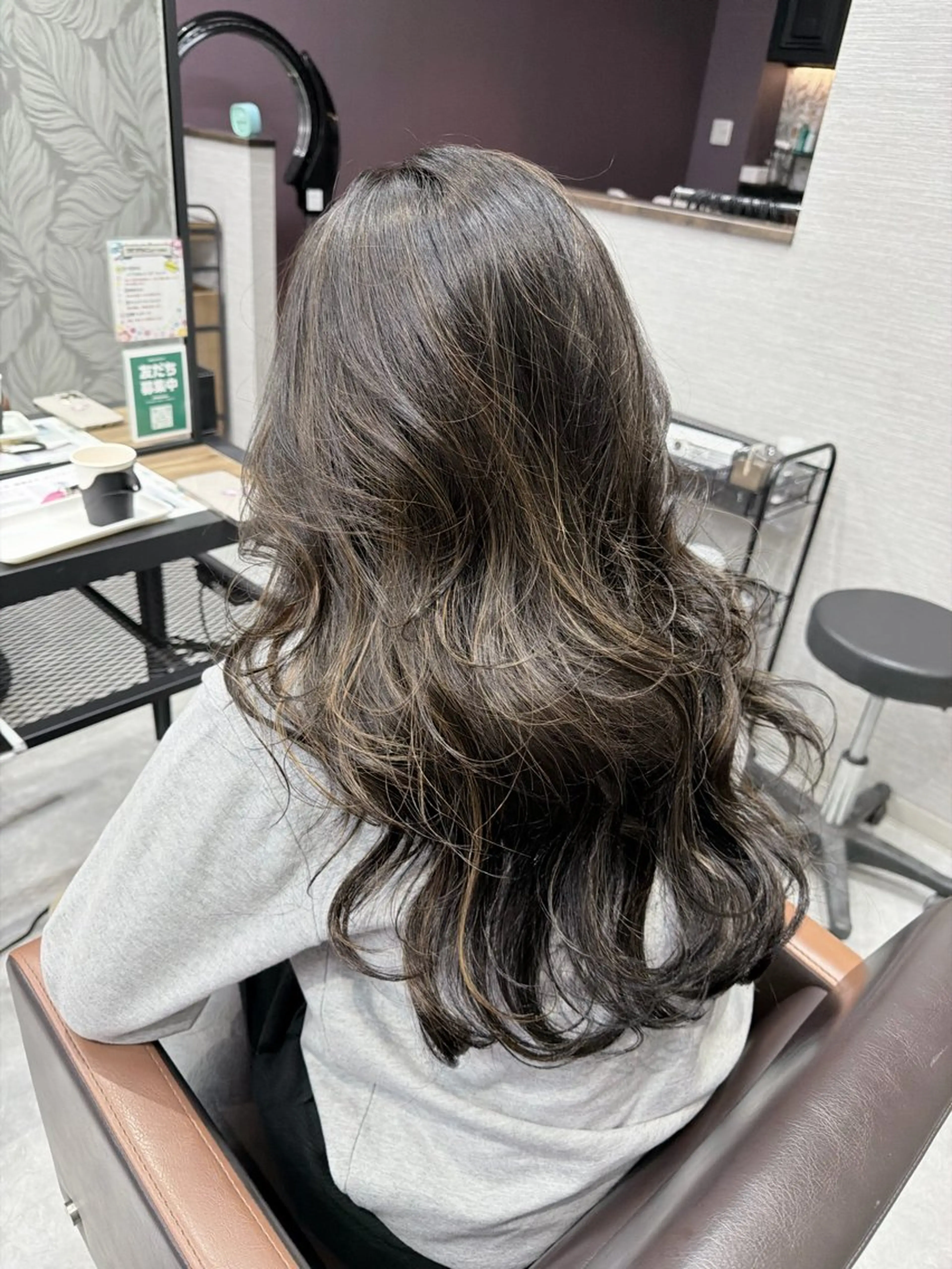 ロング カラー カット ヘアカラー トリートメント 吉田 剛のヘアスタイル