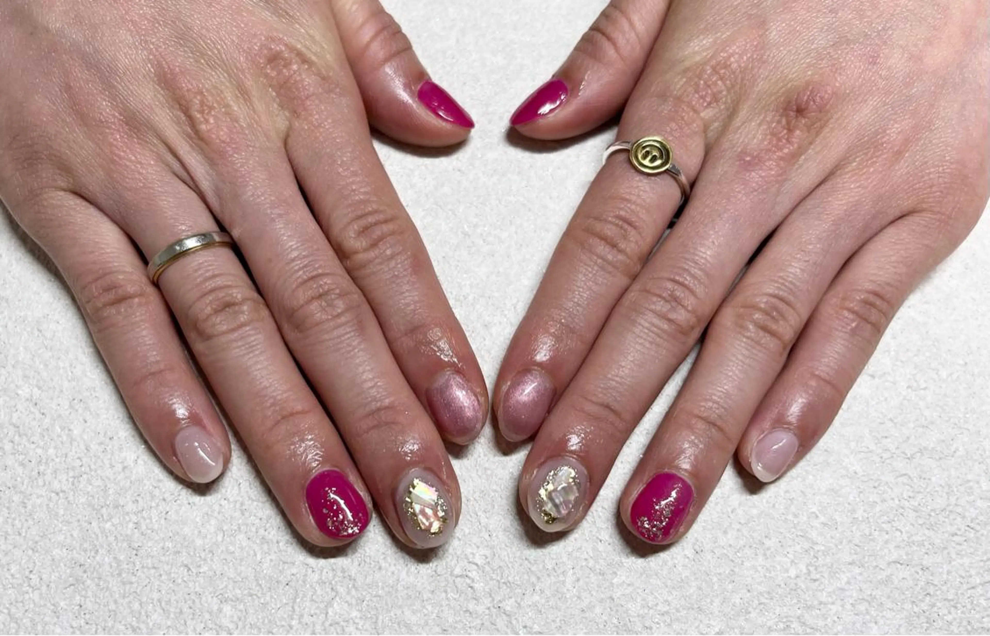 ネイル オーロラネイル フラワーネイル フットネイル フレンチネイル ジェルネイル Mogu nail 二子玉川のネイルデザイン