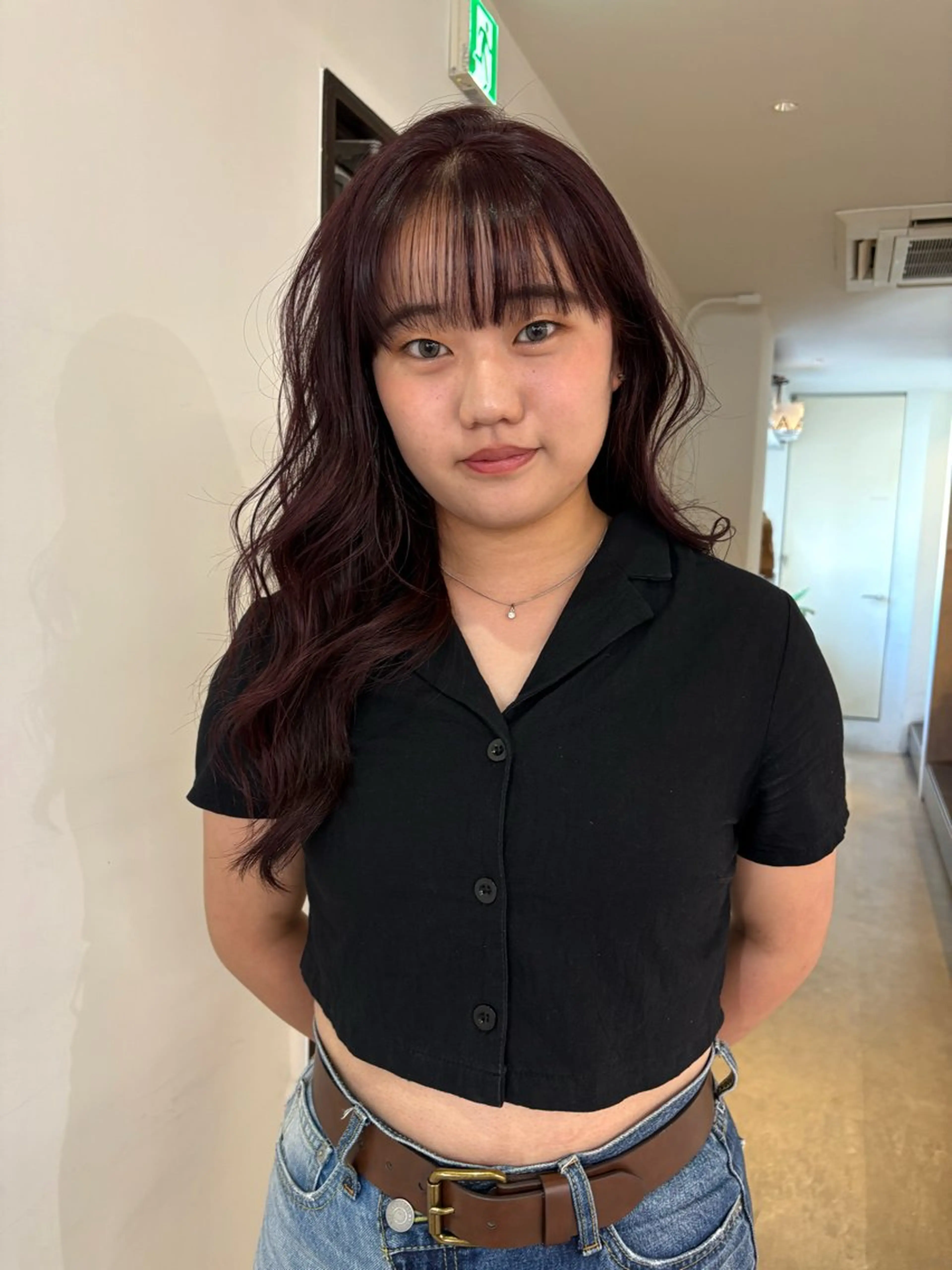 ロング カラー ヘアカラー Yuna/ブリーチ なしベージュのヘアスタイル