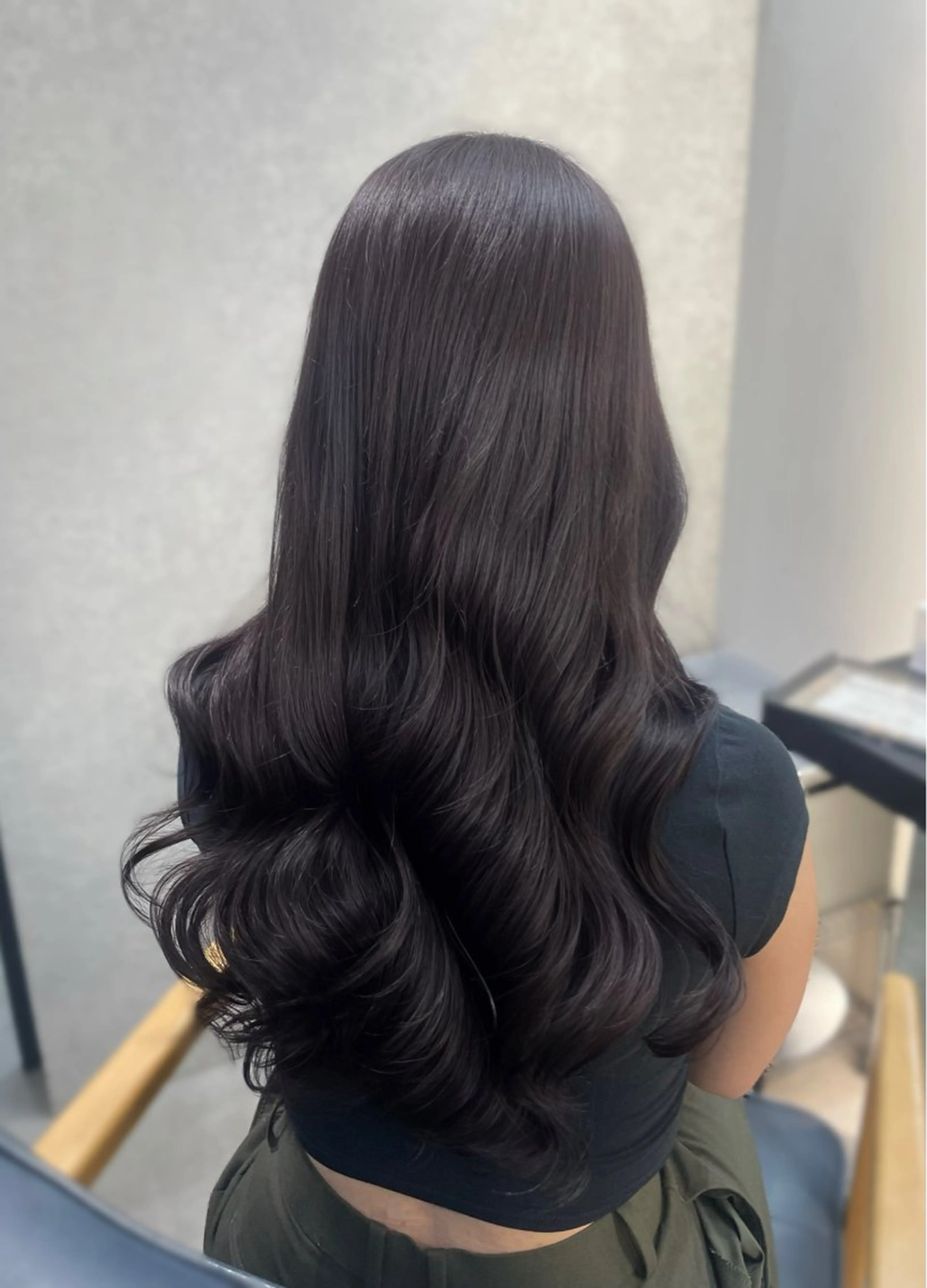 ロング カラー パーマ 韓国ヘア/韓国風 パーマ/kazueのヘアスタイル