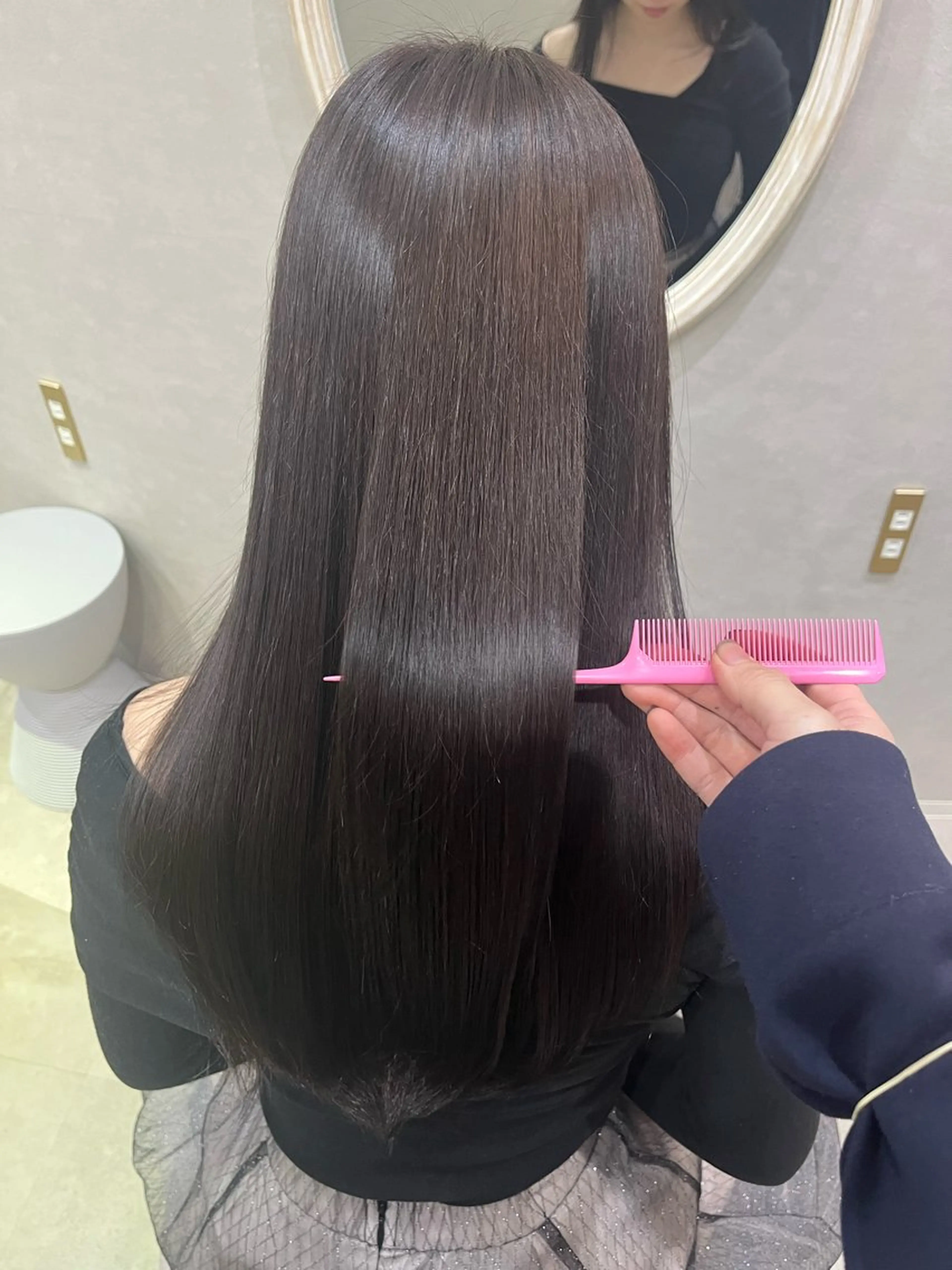 ロング ヘアカラー トリートメント 髪質改善/Color Couture るなのヘアスタイル