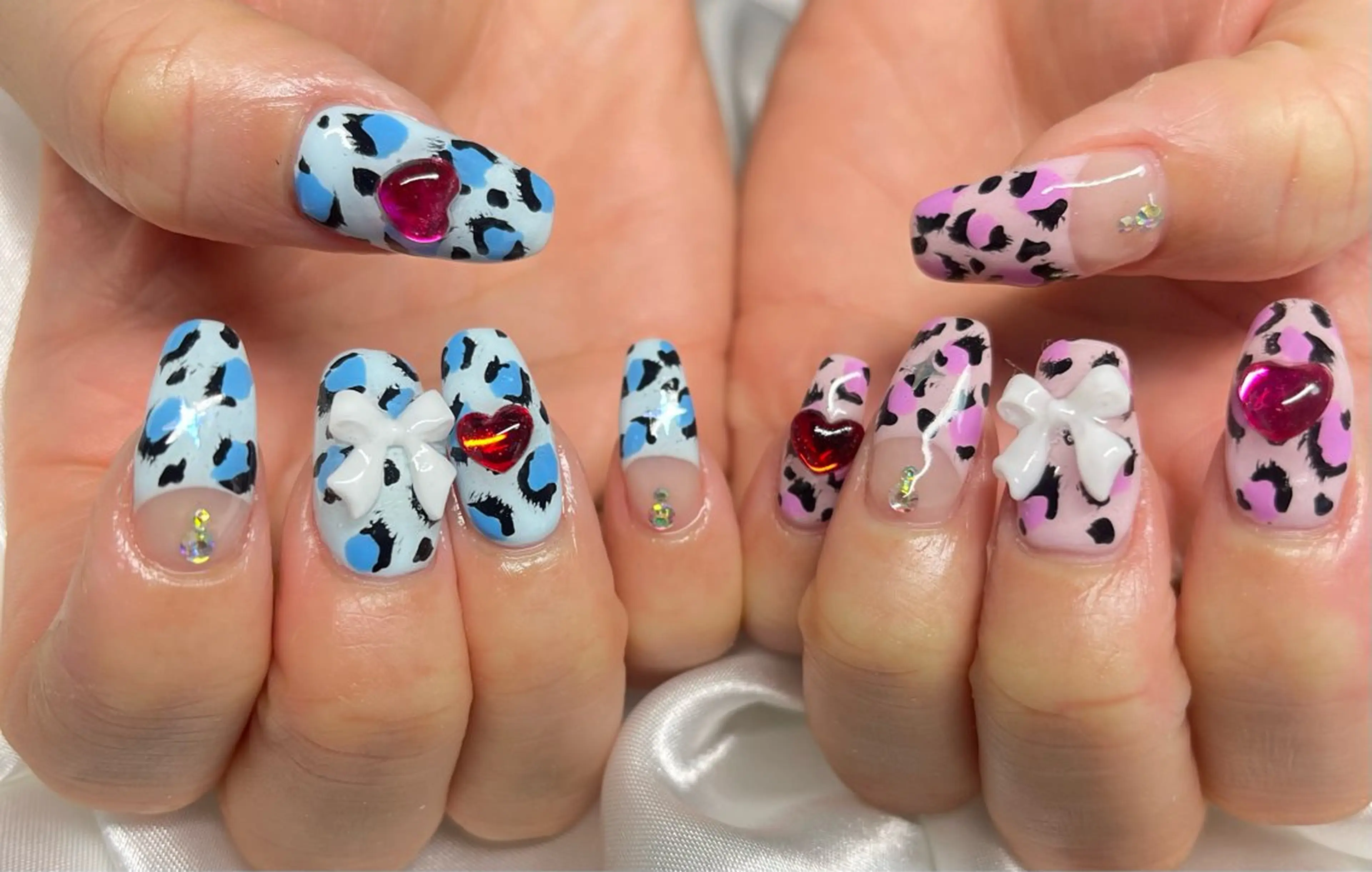 ネイル リボン ハンドネイル celica所属・松田 由真のネイルデザイン