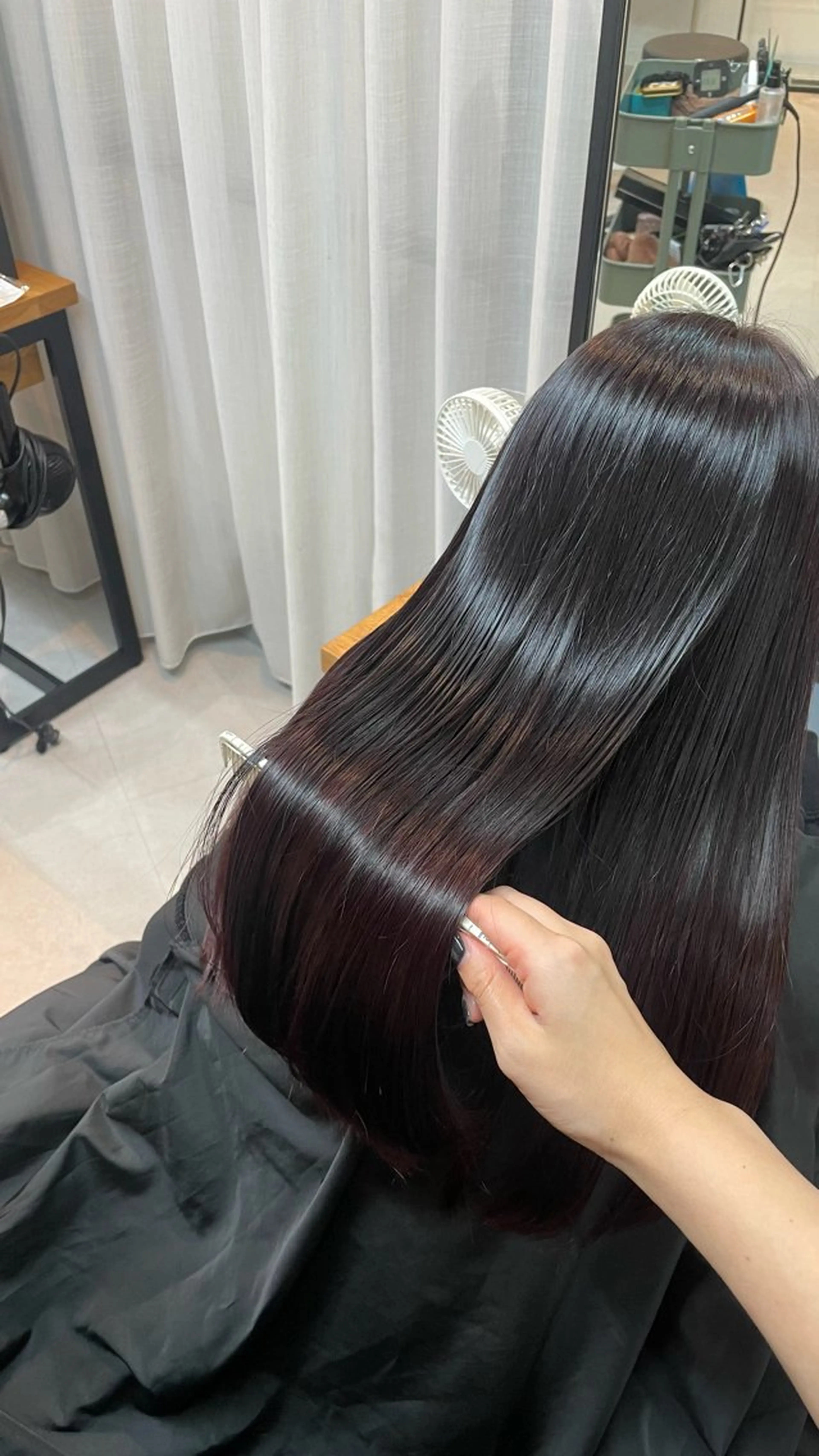 ロング カット ヘアカラー トリートメント ヨネクラ／まつパ ・ラッシュリフトのマツエク・マツパデザイン