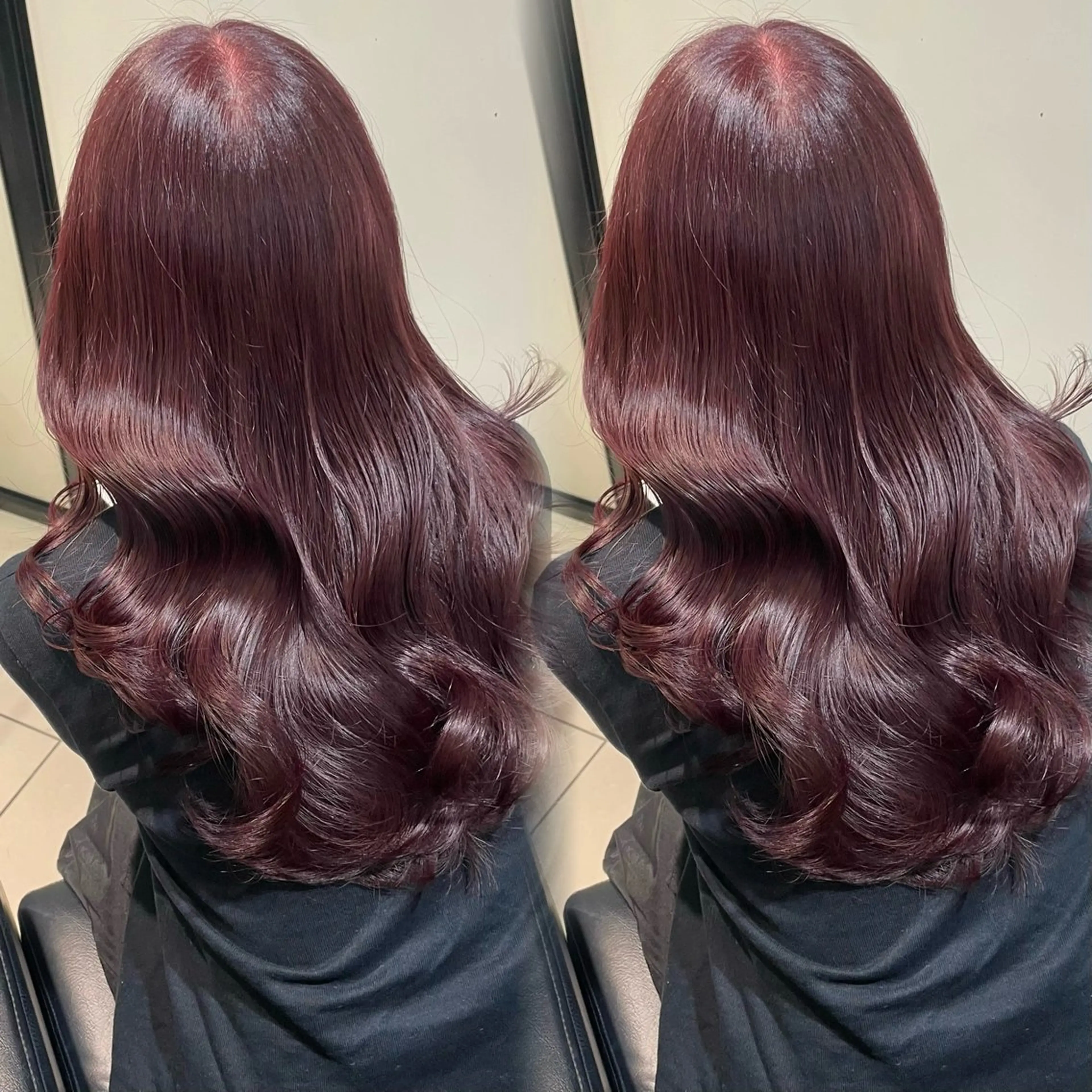 ロング カラー カット ヘアカラー トリートメント kana ブリーチなしカラー✨のヘアスタイル