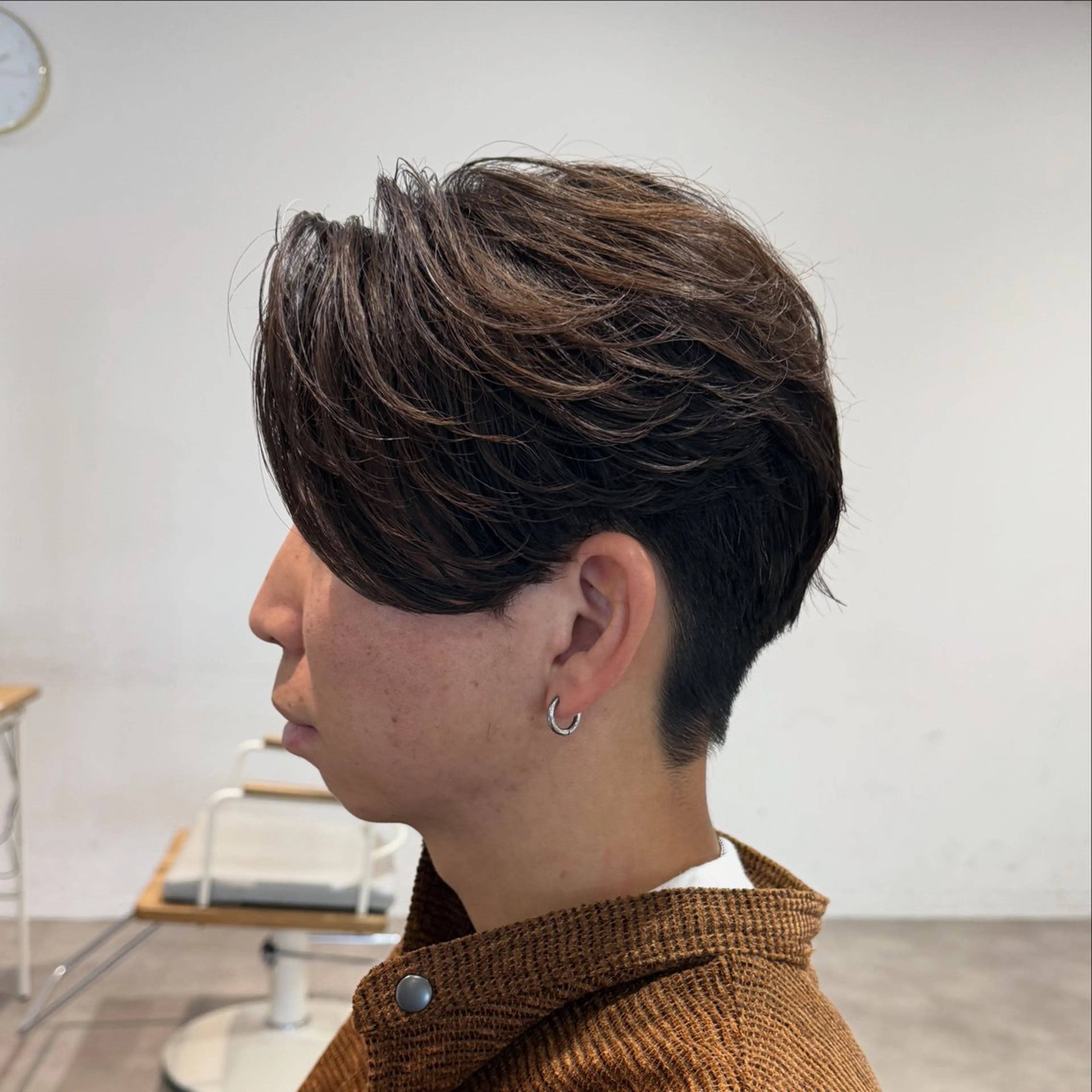 ニュアンスパーマ＋メンズカットの写真