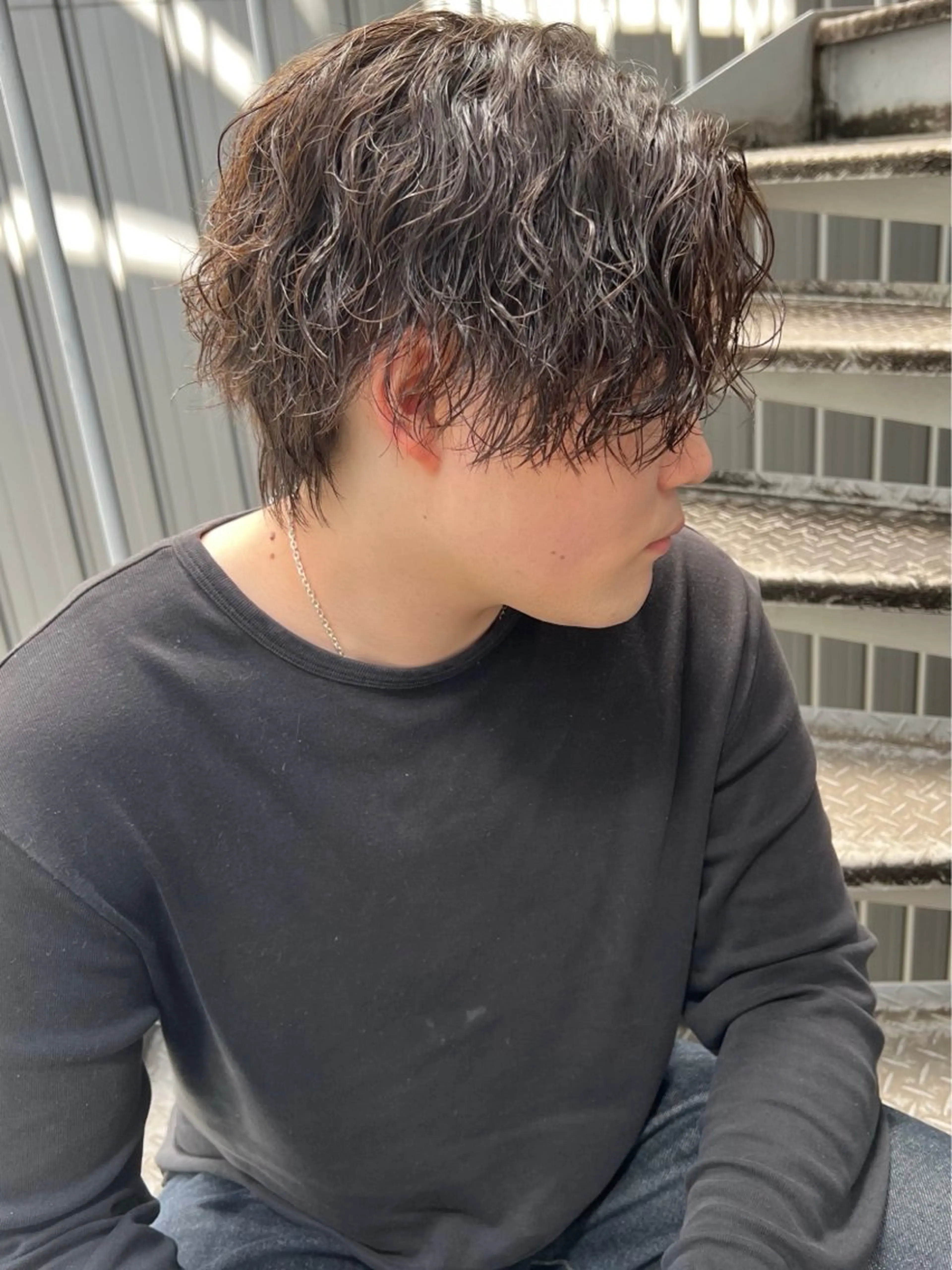 パーマ メンズ LICO HAIR＆RELAXATION 名駅店所属・メンズ特化美容師/ パーマ/波巻き/陸翔のヘアスタイル