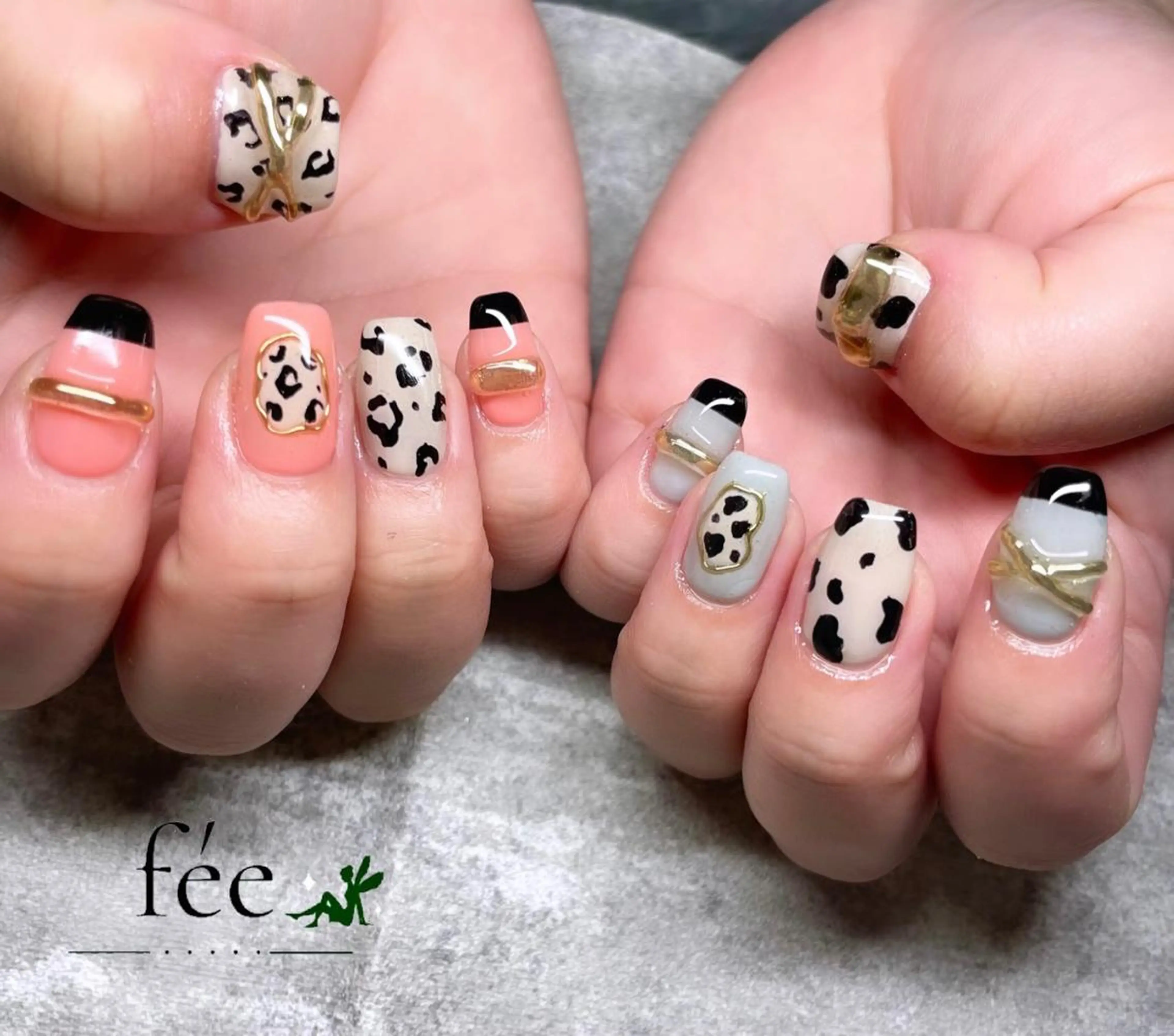 ネイル フットネイル ジェルネイル 韓国ネイル マグネットネイル ミラーネイル ハンドネイル nail salon fee（フィー）のネイルデザイン