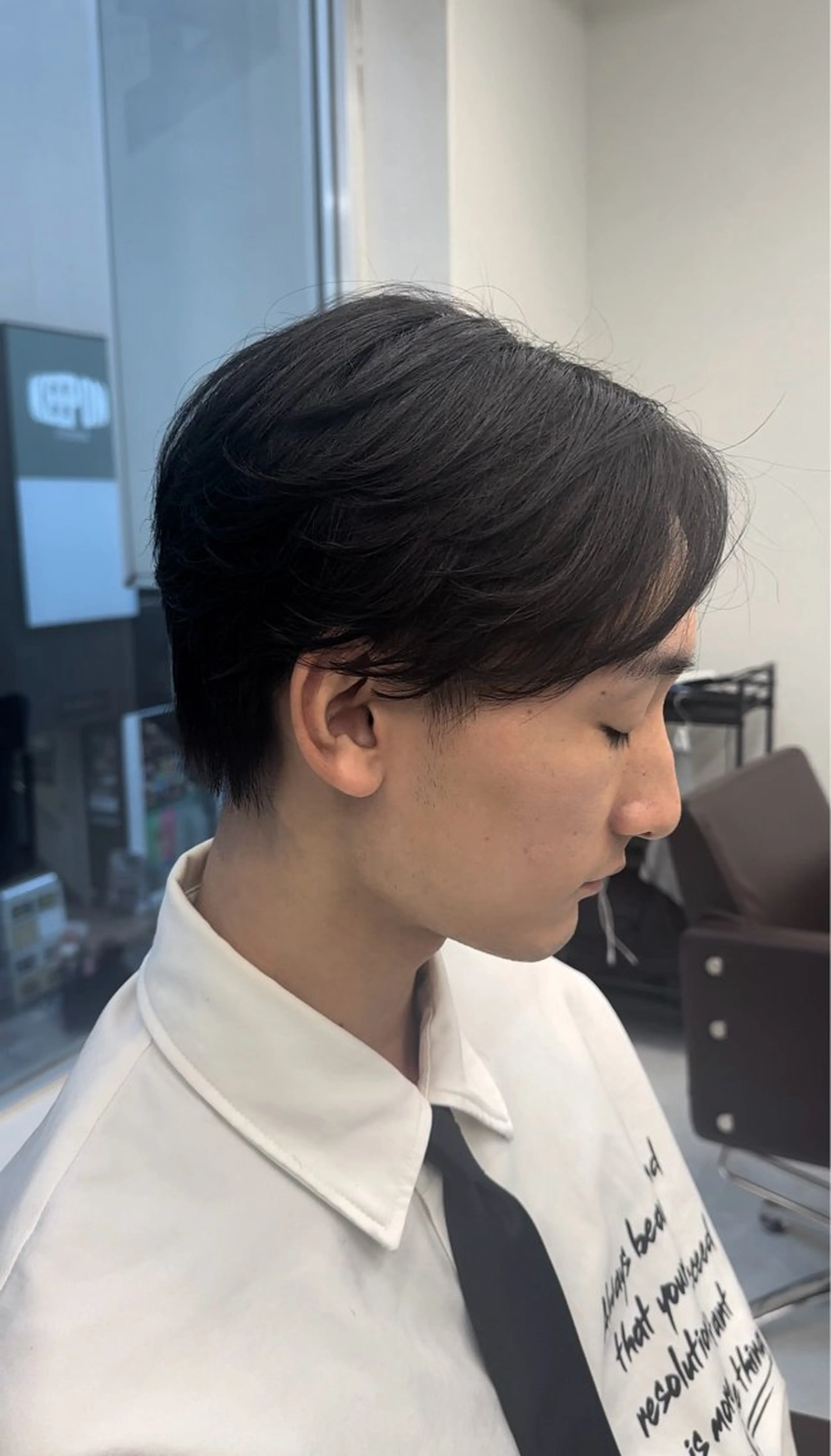 メンズ カット ニュアンス/フェザー /ウルフ/伶馬のヘアスタイル