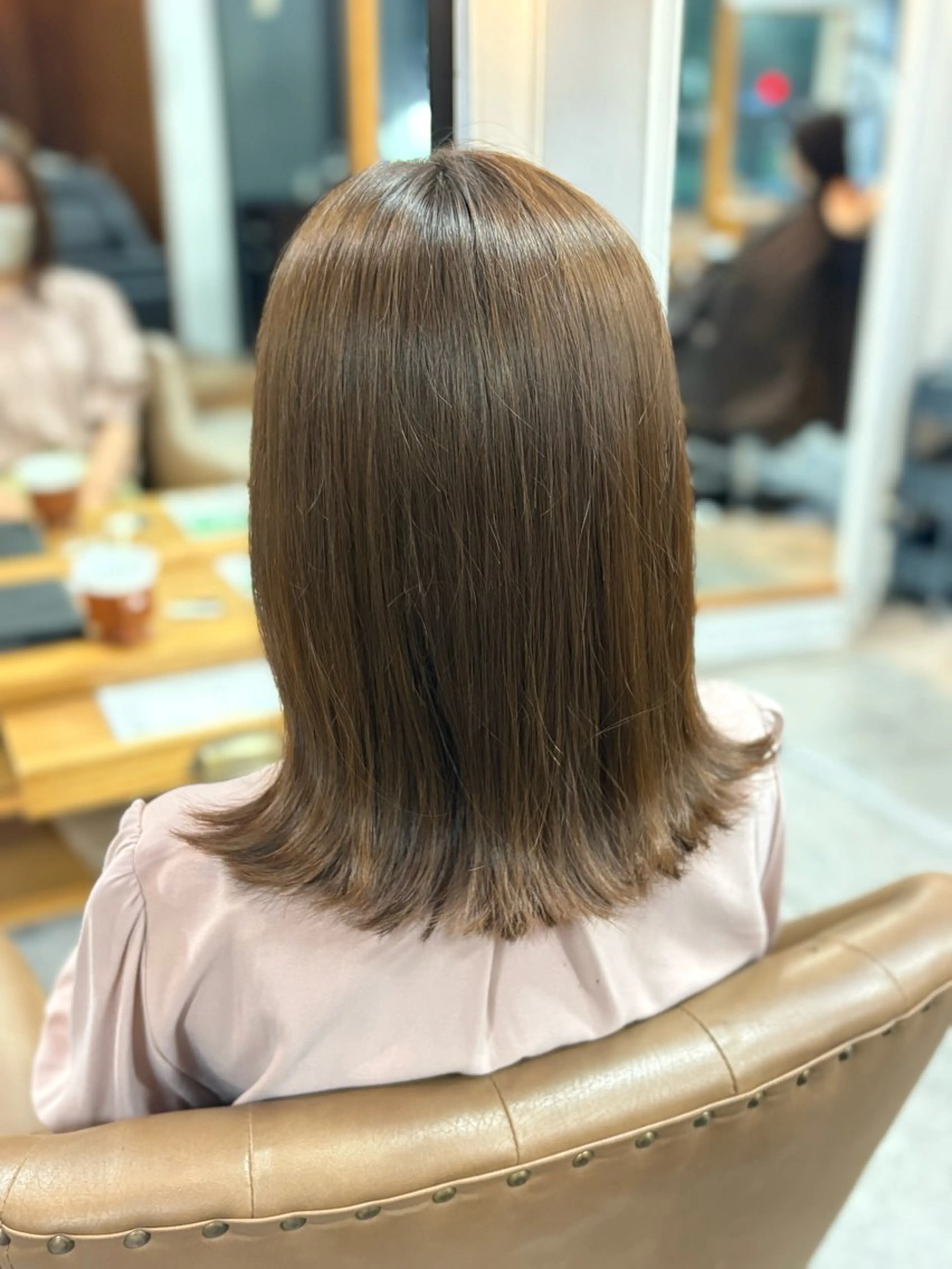 ミディアム 宇田 真基のヘアスタイル