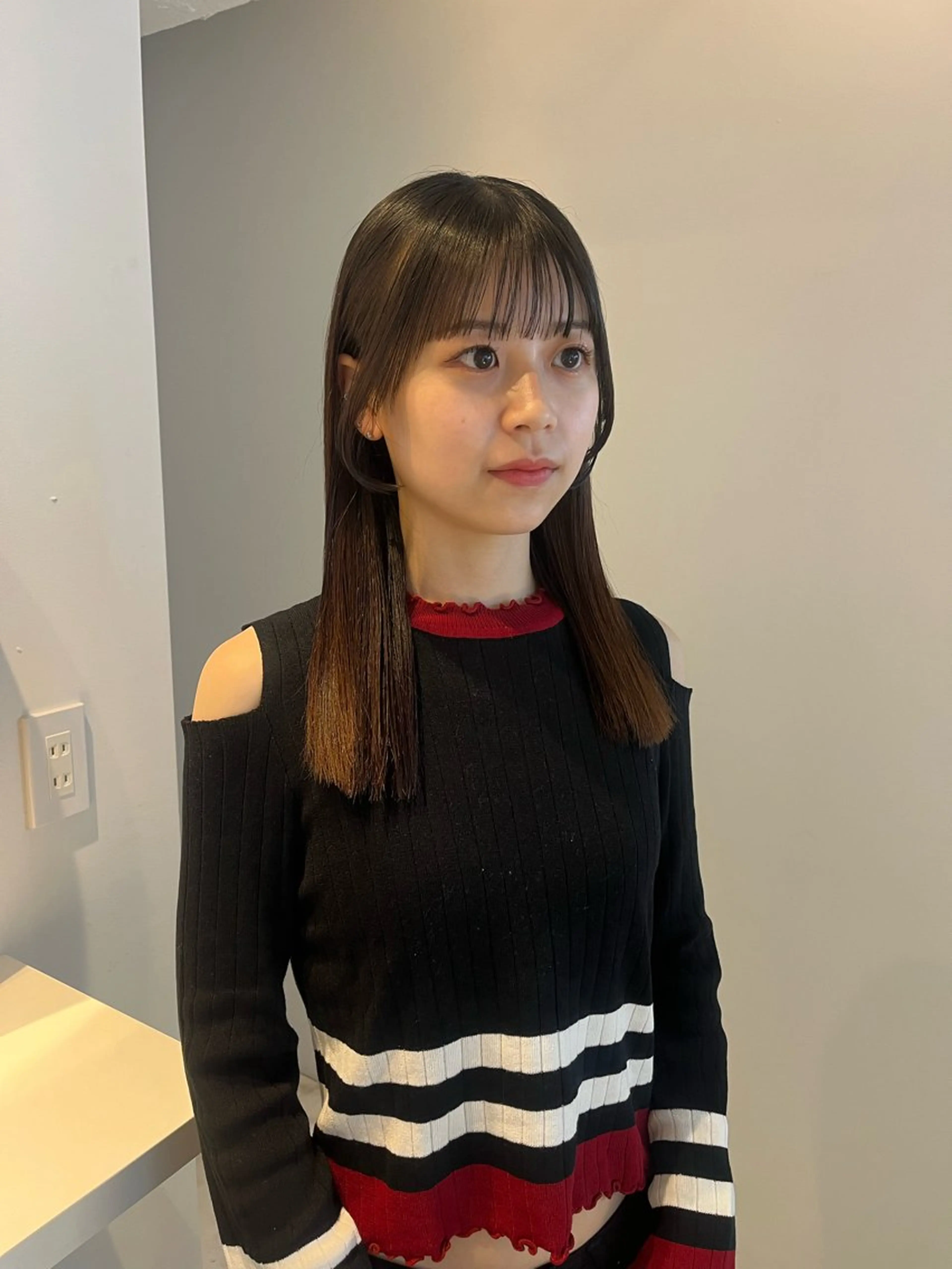 ミディアム ALLYS 渋谷店所属・最高級の艶のある カラーmei🎨のヘアスタイル