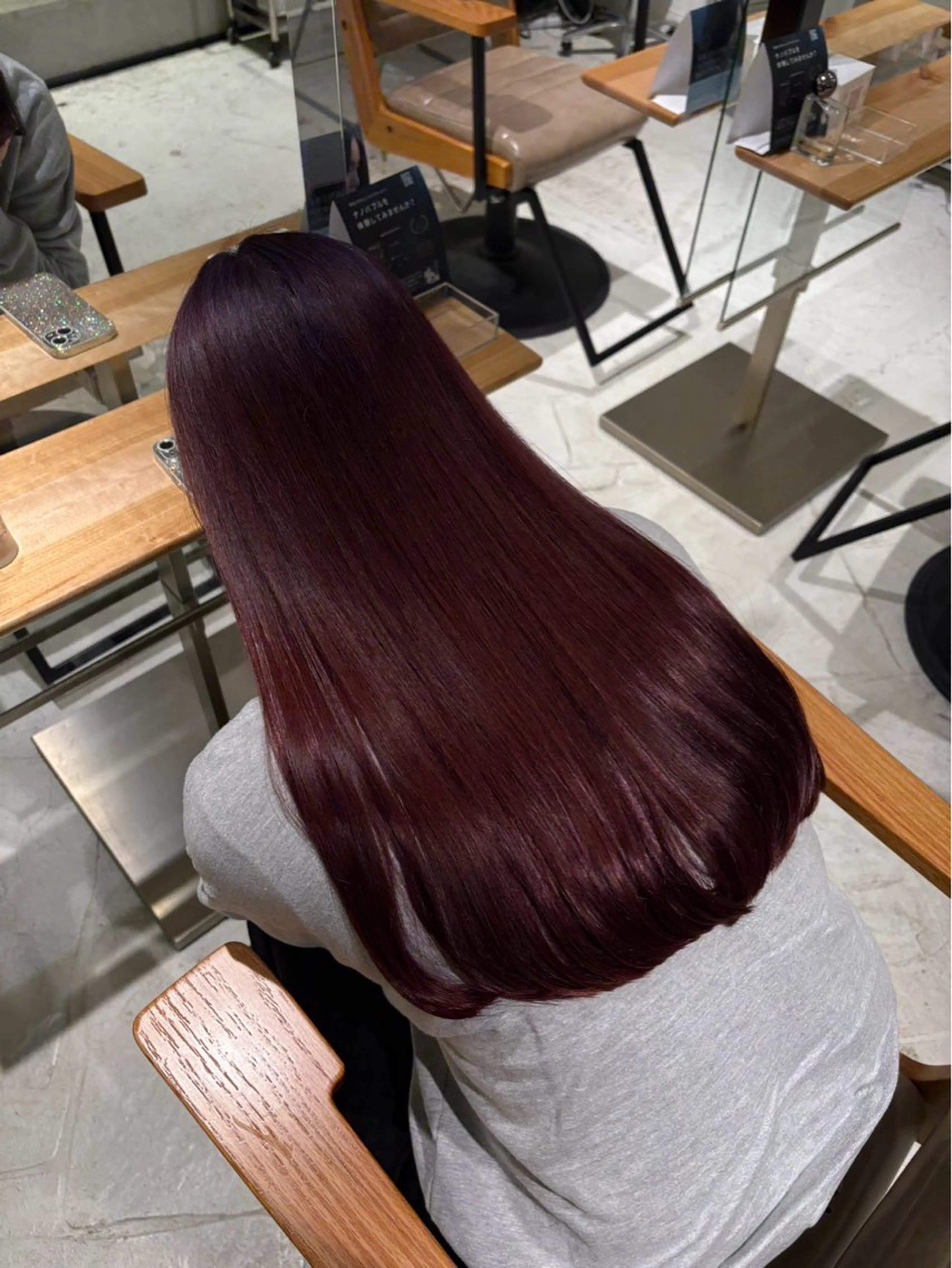 12月31日まで特別価格✨️うる艶ストレート＋似合わせカットの写真