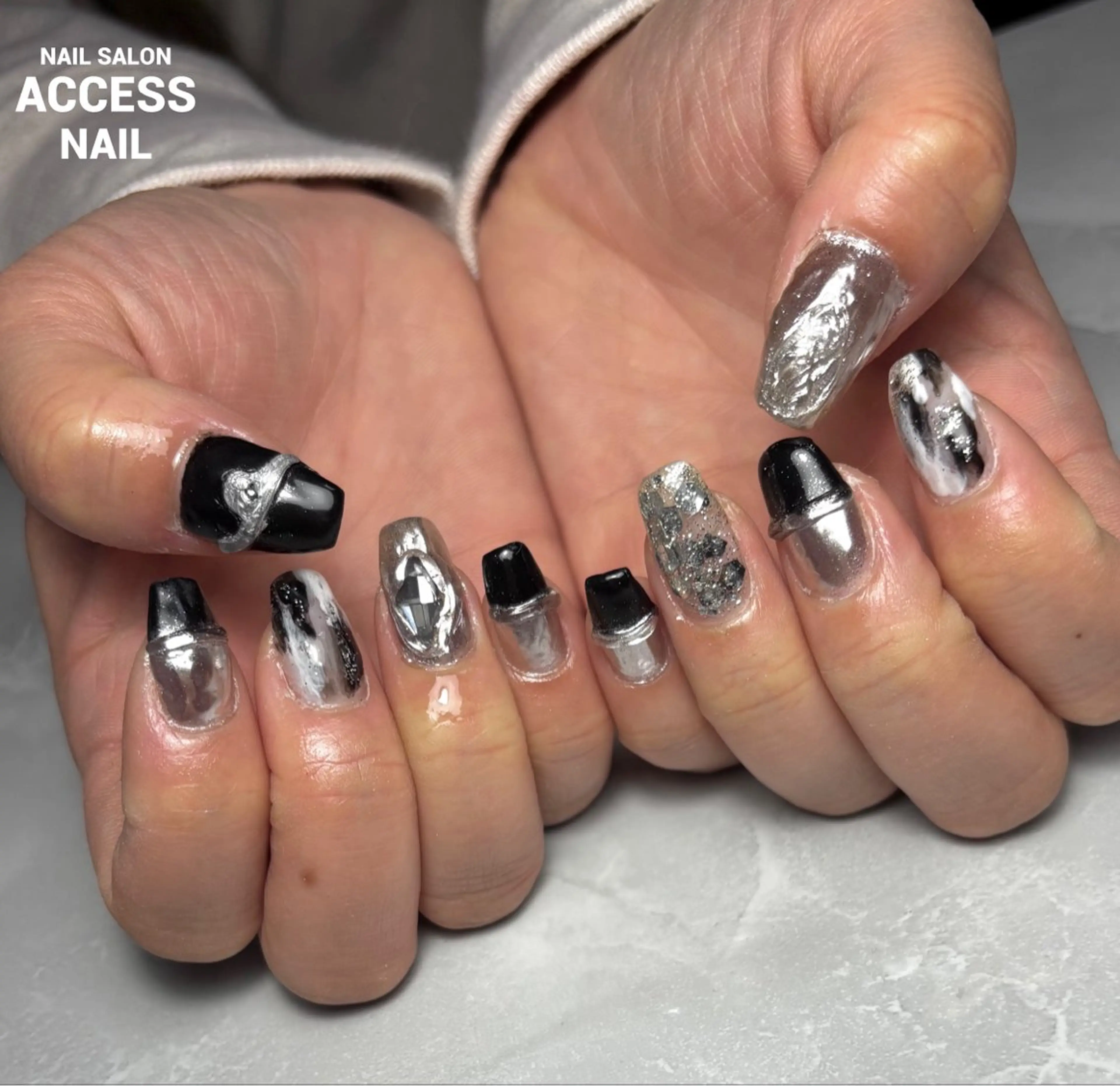 ネイル access nailのネイルデザイン