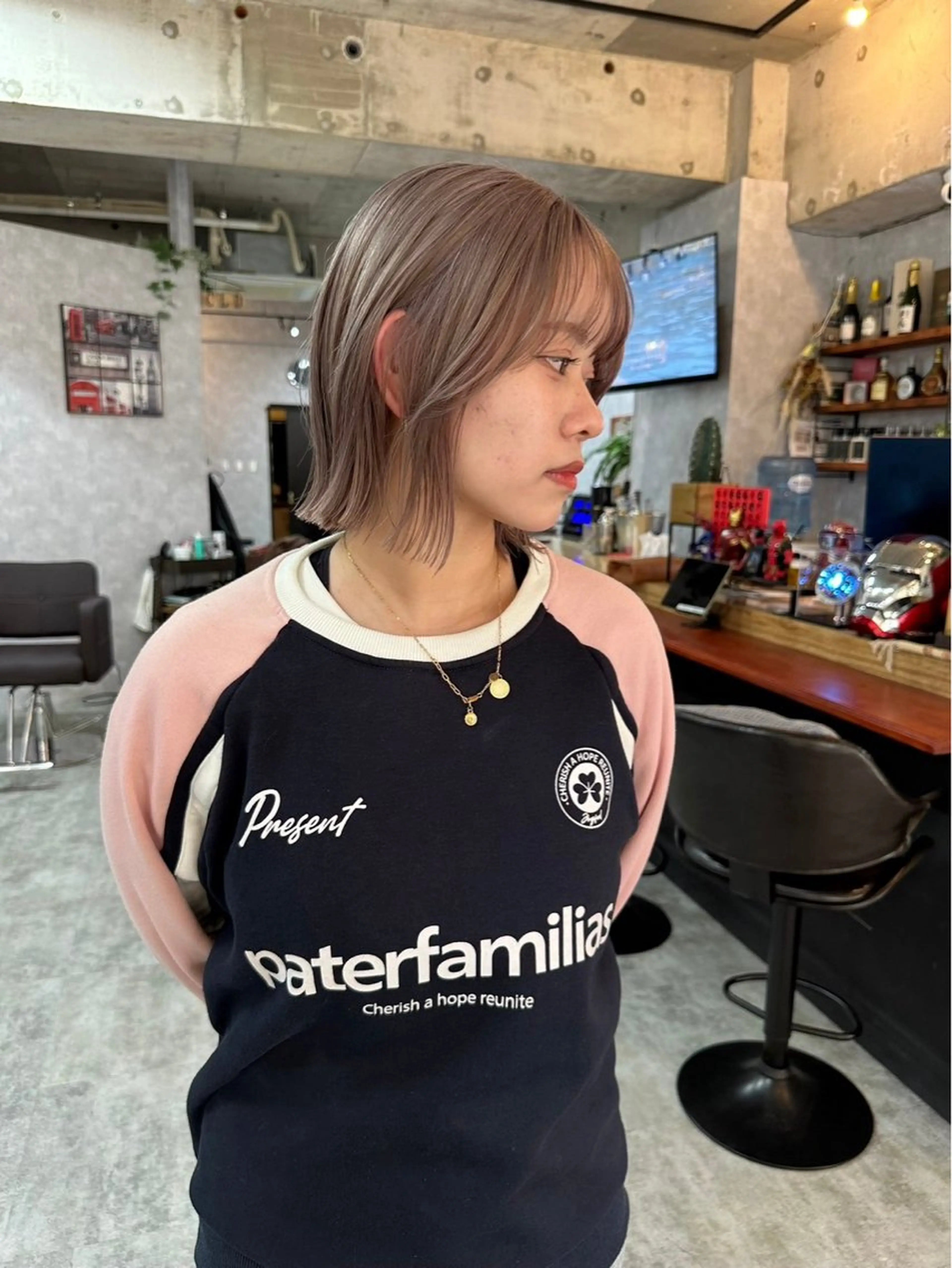 ショート カラー C'LD Hair Produce【シールドヘアープロデュース】所属・シールドヘアー/那覇 /縮毛矯正/ブリーチのヘアスタイル