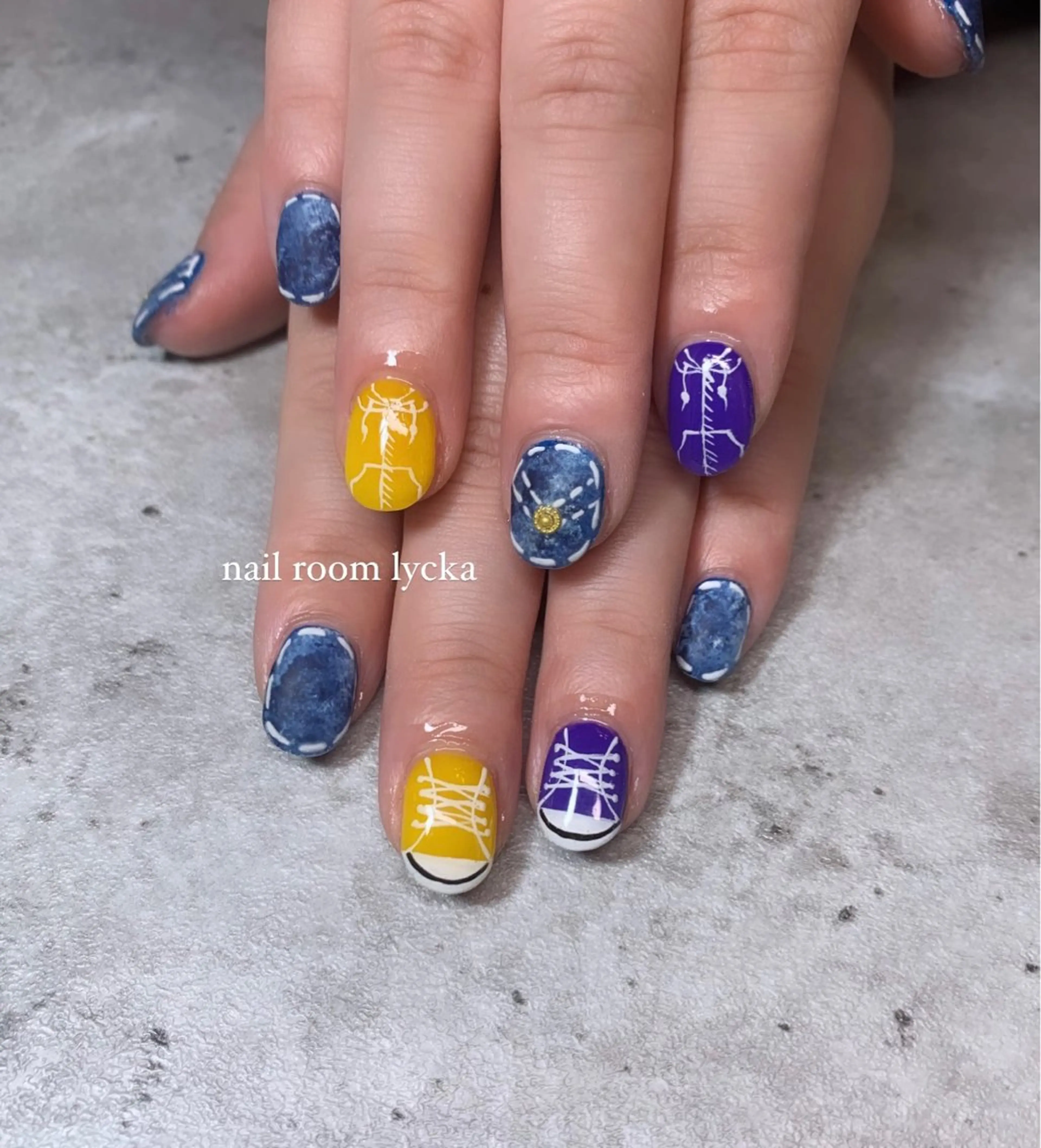 ネイル ﾈｲﾙﾙｰﾑﾘｯｶ 𝐦𝐚𝐲𝐮のネイルデザイン