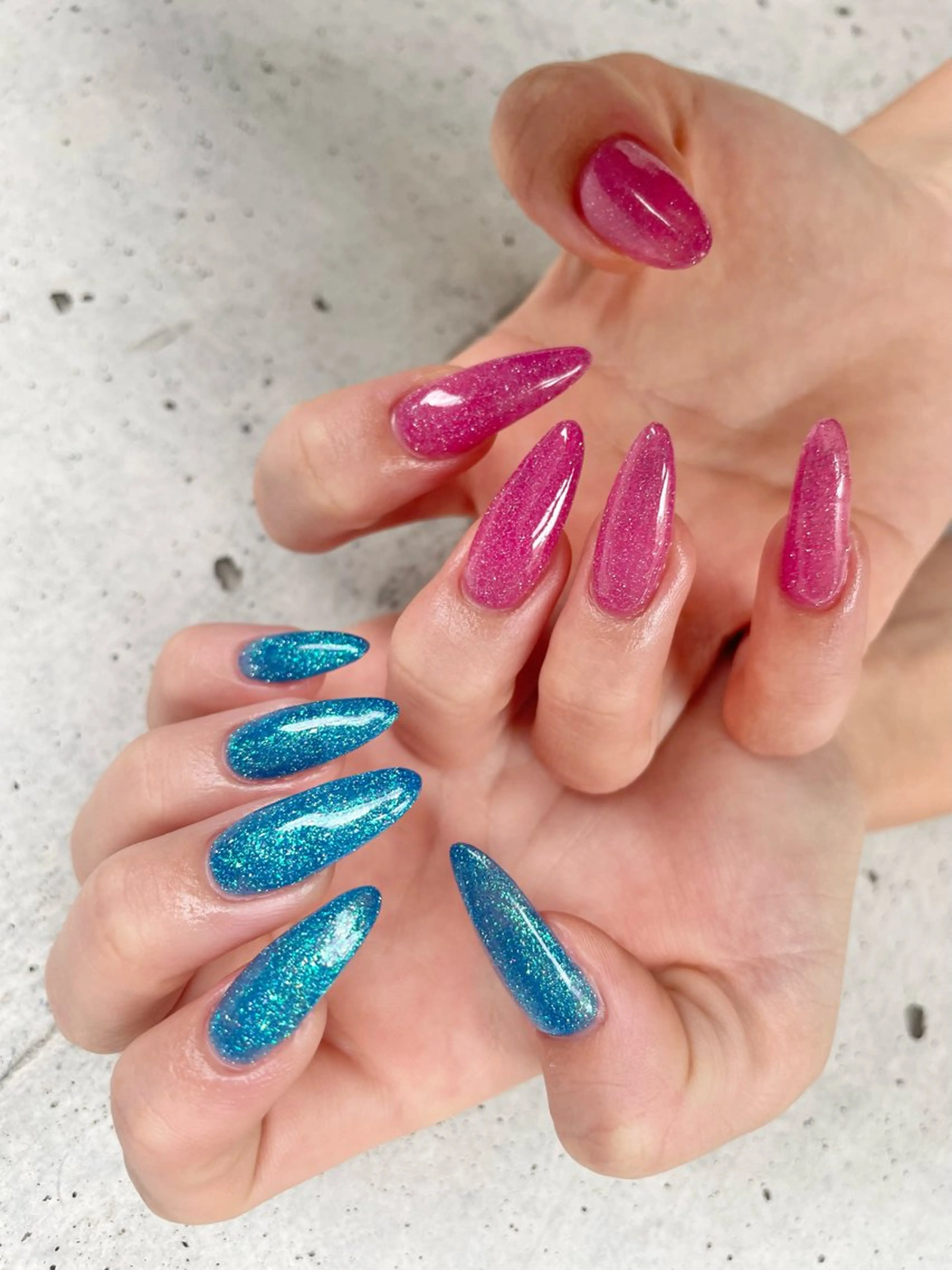 (¥7,000)💅 神谷ギャル長さ出し10本ワンカラー💖オフ無料❣️の写真