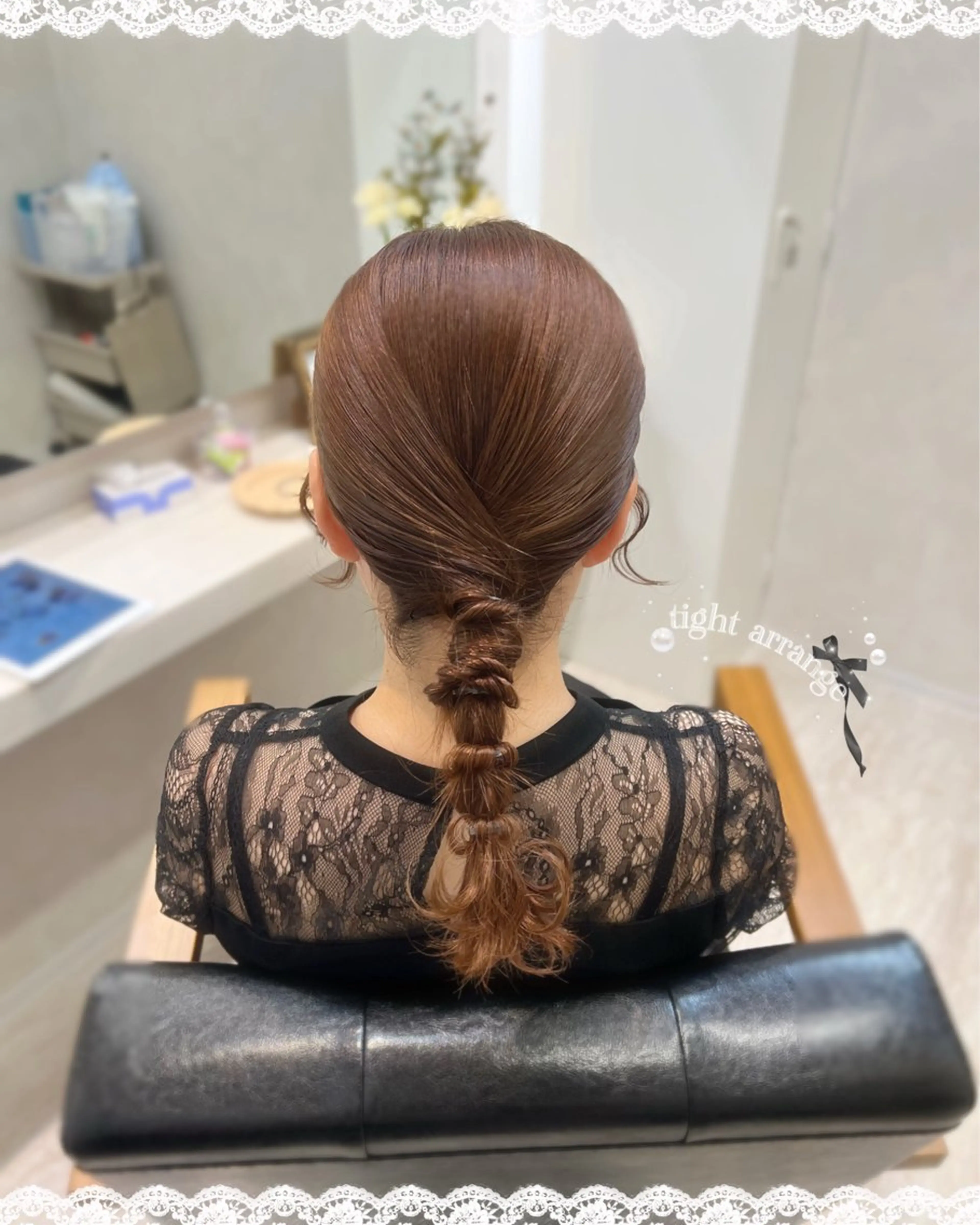 ミディアム ヘアアレンジ 菅村 緋莉🎀ガーリーヘアのヘアスタイル