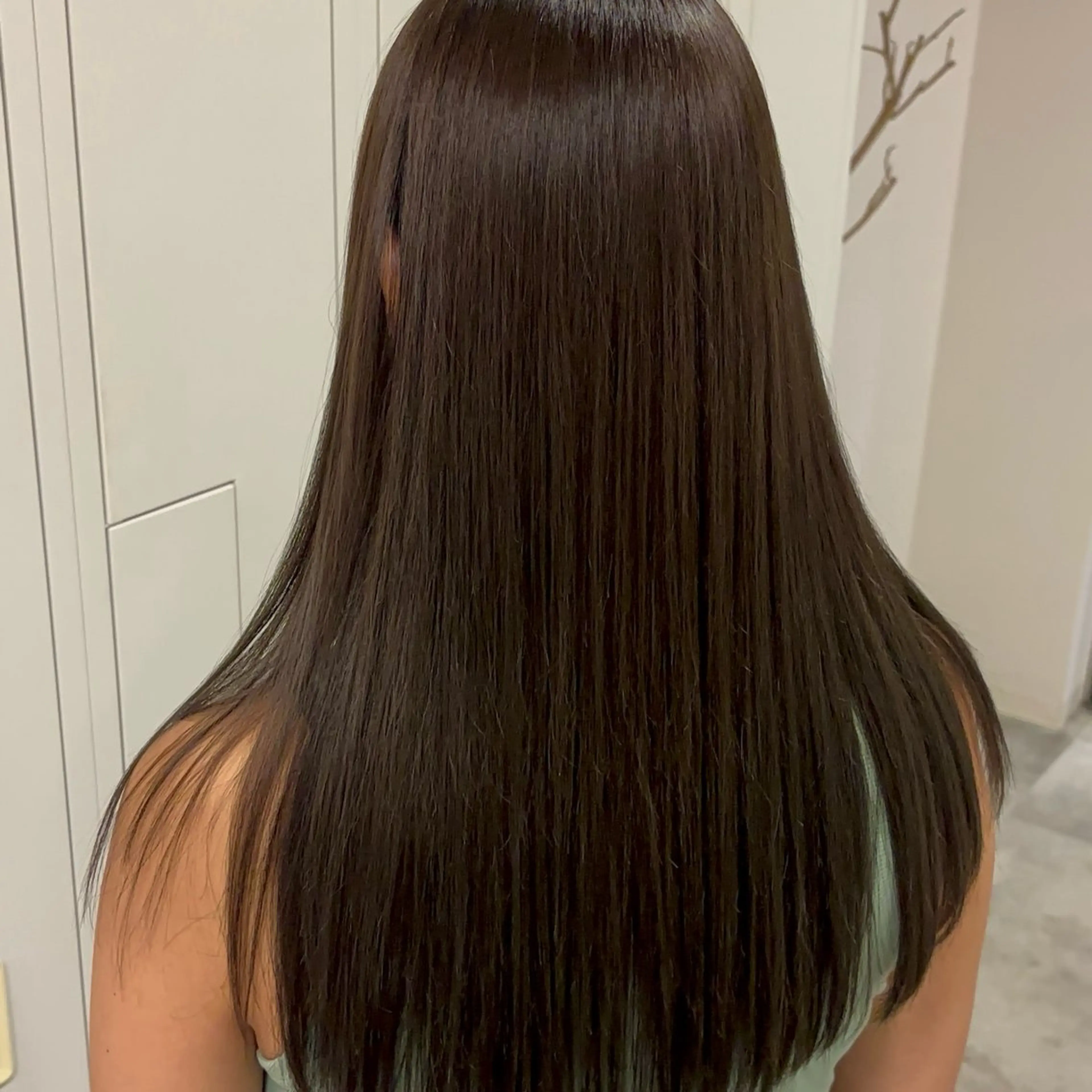セミロング カラー ケアカラー 透明感カラー 髪質改善 CHAINON×FeM#所属・名駅/sHiHo/透 明感カラー✨🎀/のヘアスタイル